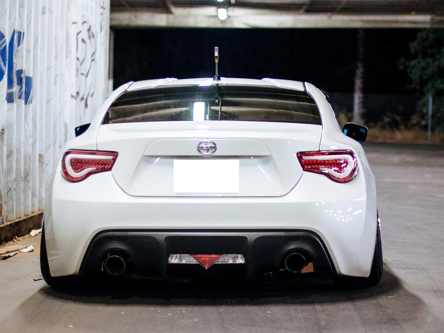 Clear LED Rear Bumper Reverse Brake Fog Light Lamp for Scion FRS 86 Subaru BRZ - High Visibility Safety Lights for Night Driving & Parking
