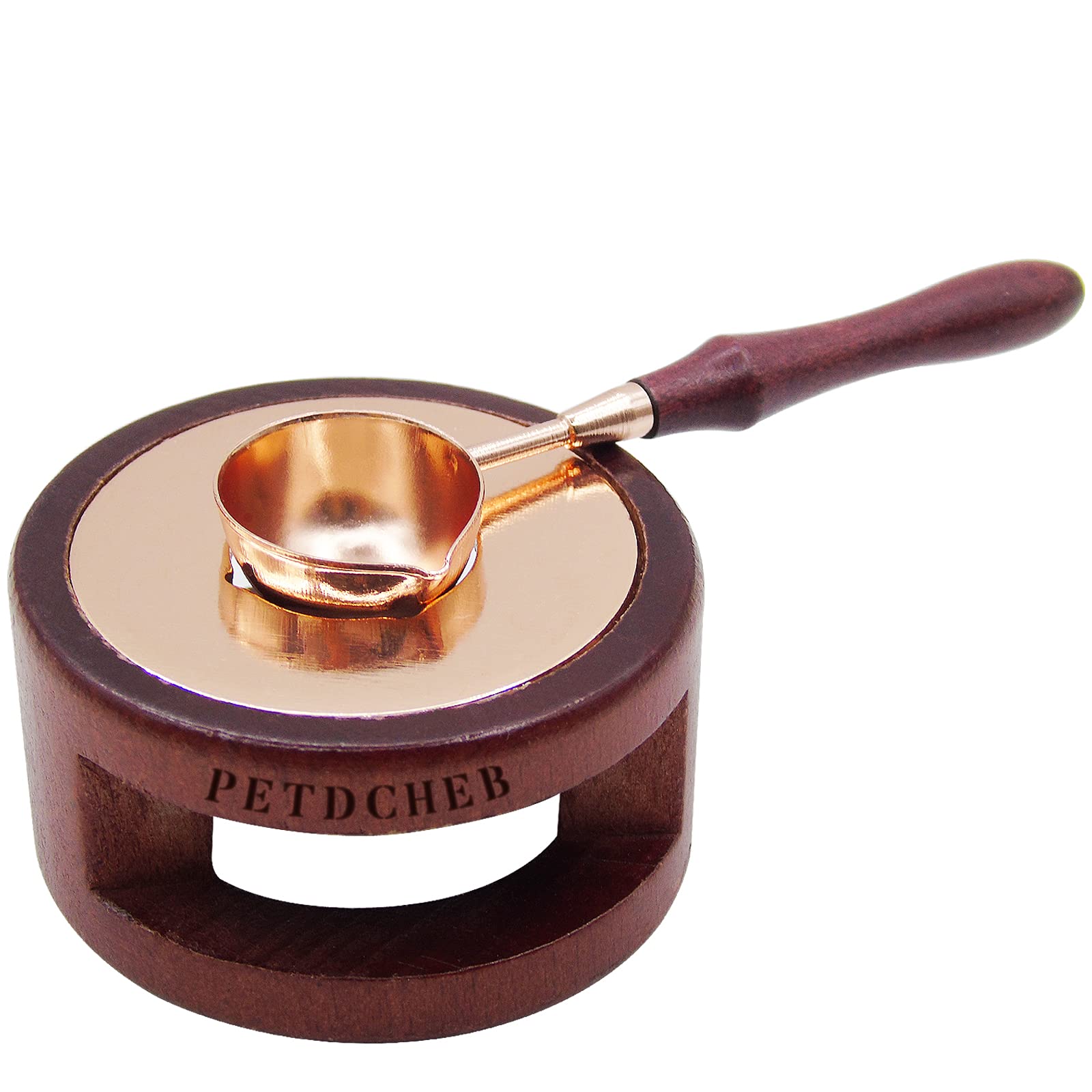 Premium Wax Seal Warmer Kit - Electric Wax Melting Pot with Spoon for DIY Sealing Wax Stamps, Letters & Envelopes - Perfect for Wedding Invitations, Gift Wrapping & Vintage Craft Projects