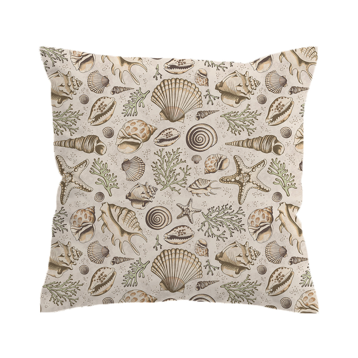 Premium Brown Seashell Pattern Quilt Set - Soft & Breathable Bedding for Coastal & Boho Bedroom Decor - Perfect for Guest Rooms, Beach Houses & Vacation Rentals