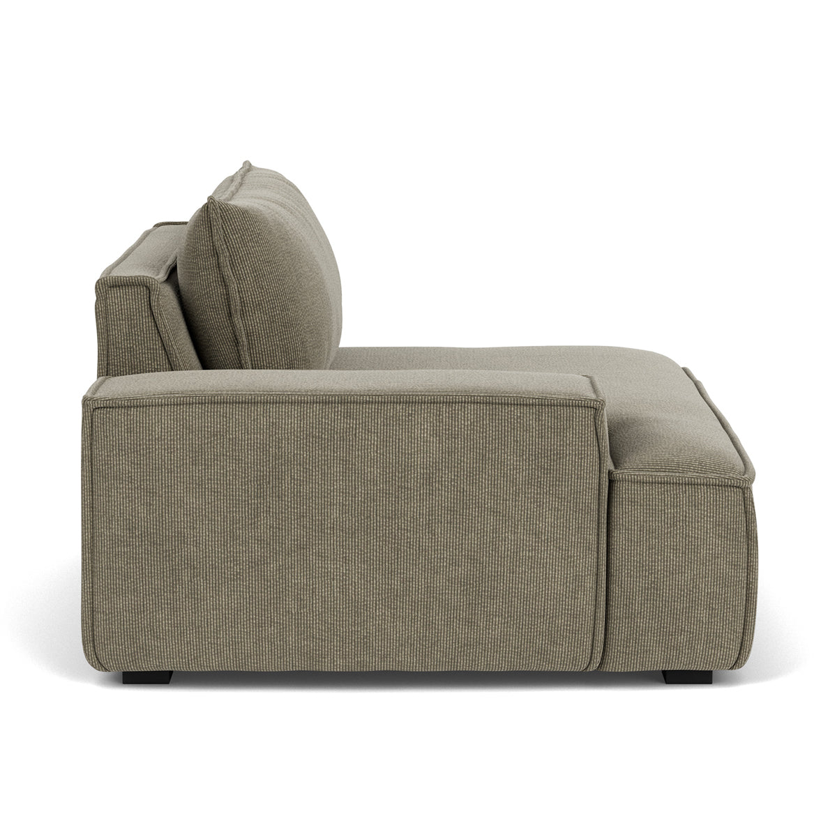 Daphne Velvet Left Arm Modular Sofa - 1 Seater Modern Living Room Furniture for Small Spaces, Apartments & Cozy Home Decor