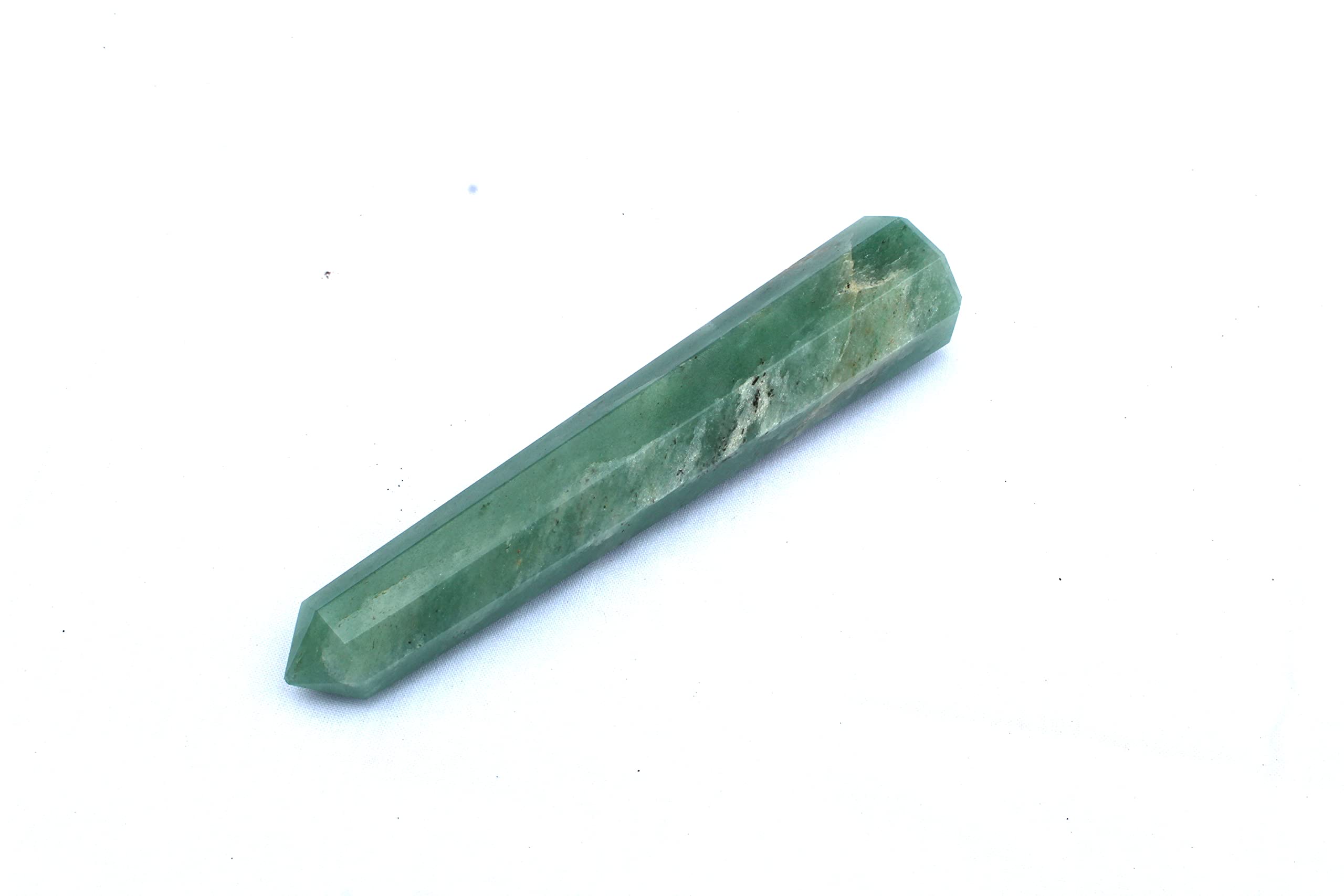 Jet Green Aventurine Obelisk Tower - Natural Crystal Healing Stone for Chakra Balancing, Spiritual Energy Cleansing, Meditation & Good Luck - Perfect for Home Decor, Yoga Space & Feng Shui