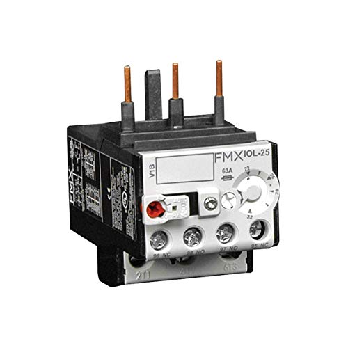 FMX Bimetallic Thermal Overload Relay - 3 Pole, 1.2-1.8A Current Range, Class 10, Screw Clamp Terminal - Ideal for Motor Protection in HVAC, Pumps, and Industrial Equipment