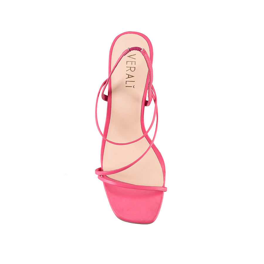 Elegant Pink Slim Strappy High Heels for Women - Comfortable & Stylish Party Shoes for Weddings, Night Out, and Special Occasions
