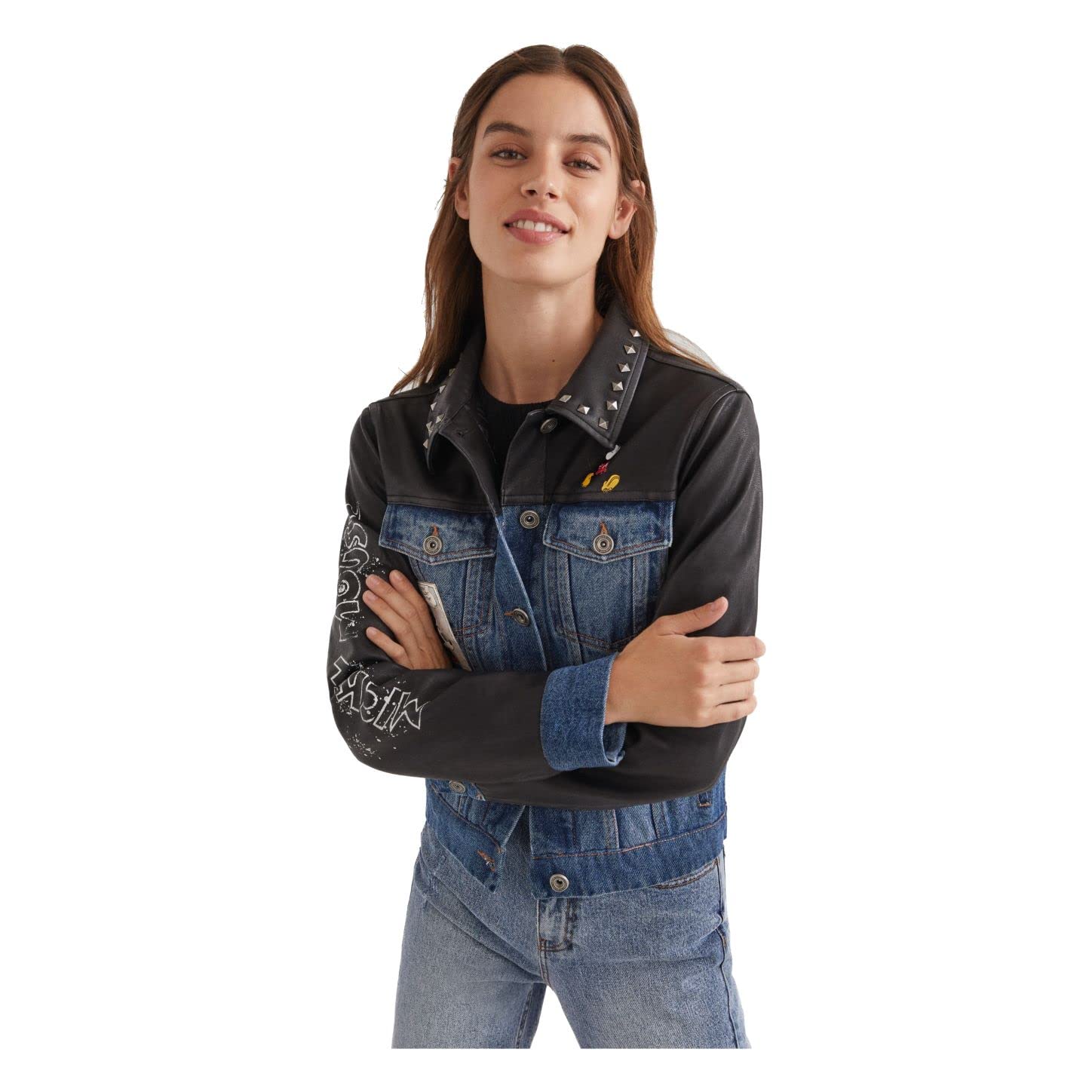 Desigual Women's Winter Coat - Stylish Warm Jacket for Ladies | Fashion Outerwear for Cold Weather | Perfect for Daily Wear, Office & Outdoor Activities