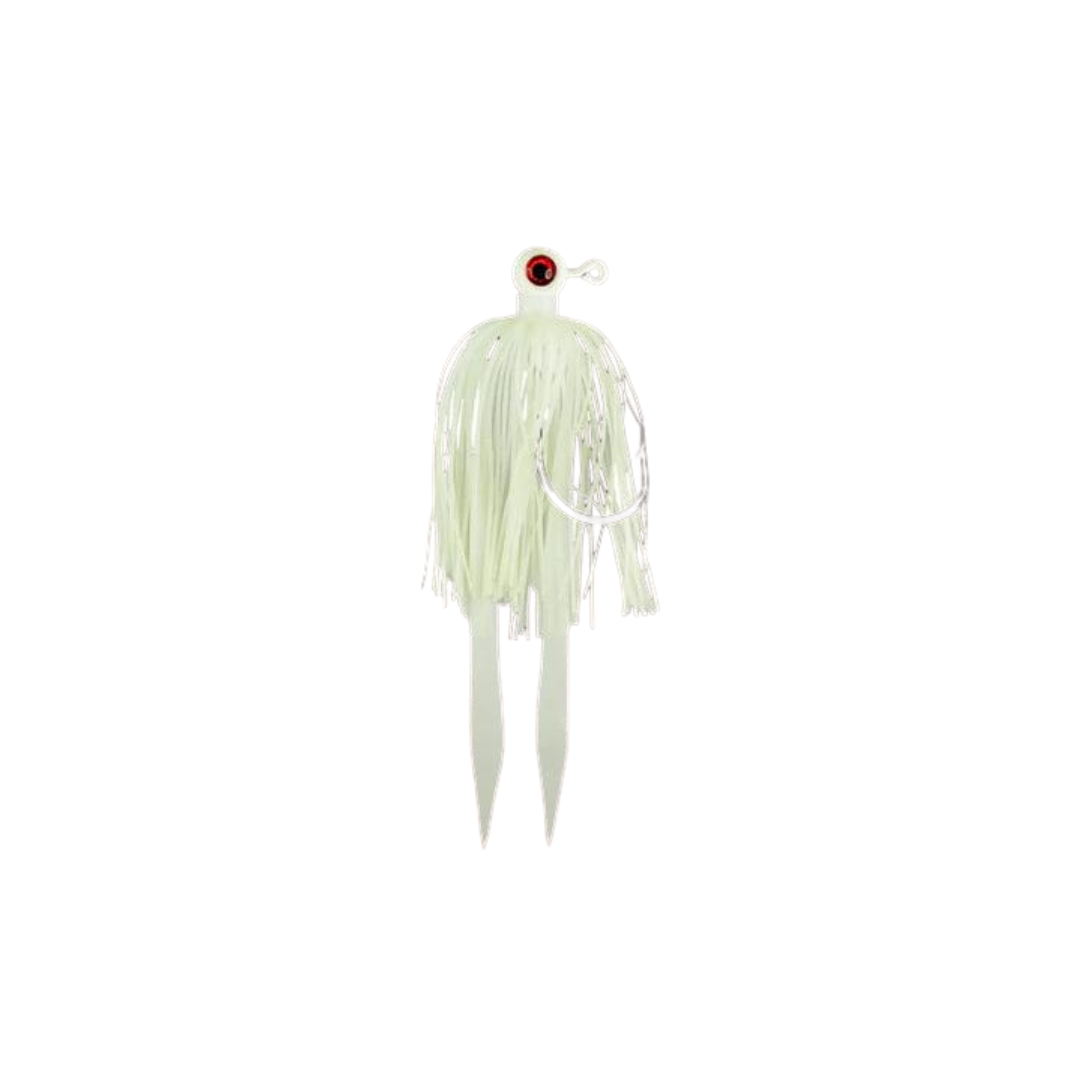 Jigging World Power Ball 3/8oz Silicone Skirt Fishing Lures - Saltwater & Freshwater Jigging for Bass, Walleye, and Trout