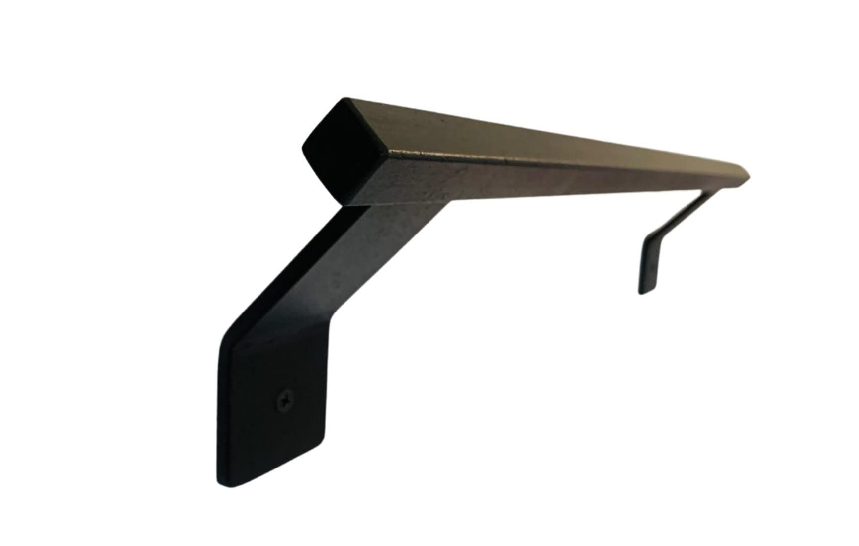 Stainless Steel Towel Bar 3/4 Inch (44 Inches, Black) - Heavy Duty Bathroom Towel Rack for Modern Homes, Hotels & Spa Decor