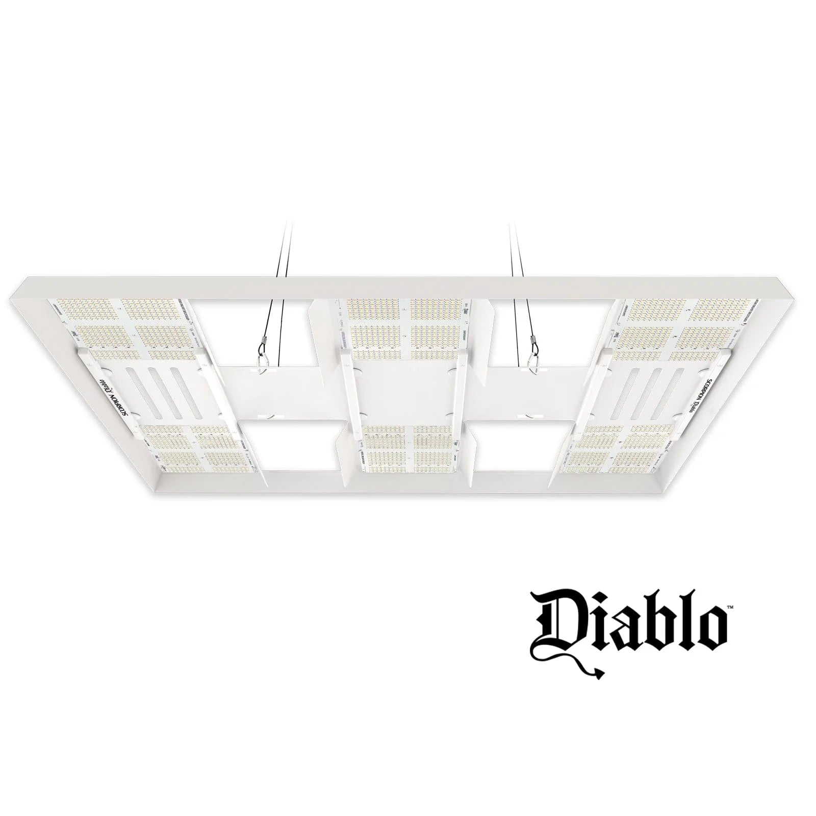 HLG Scorpion Diablo V2 LED Grow Light with Reflectors - Full Spectrum Plant Light for Indoor Hydroponics, Greenhouse & Commercial Grow Operations
