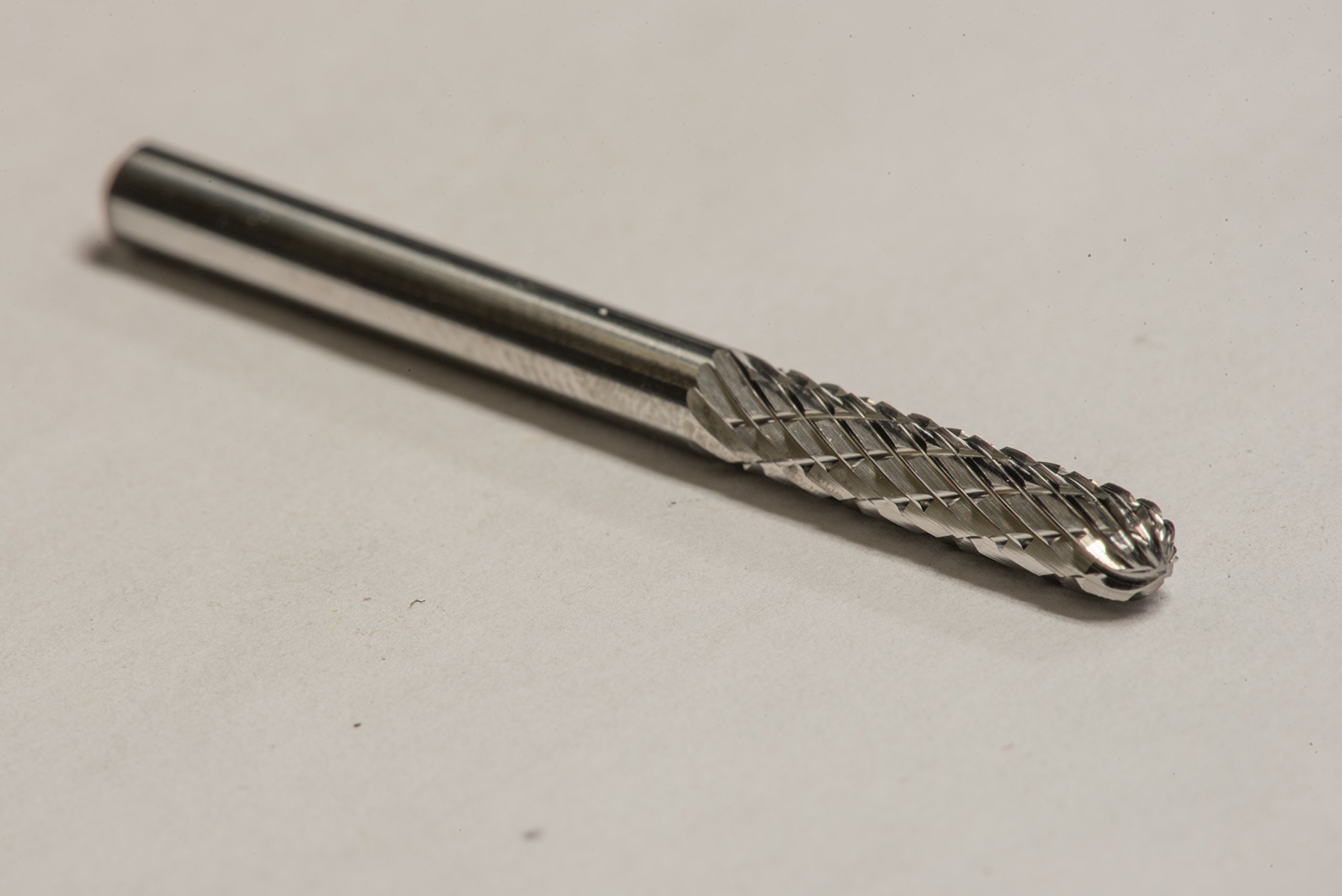 SC-42 Double Cut Solid Carbide Burr Die Grinder Bit 1/8