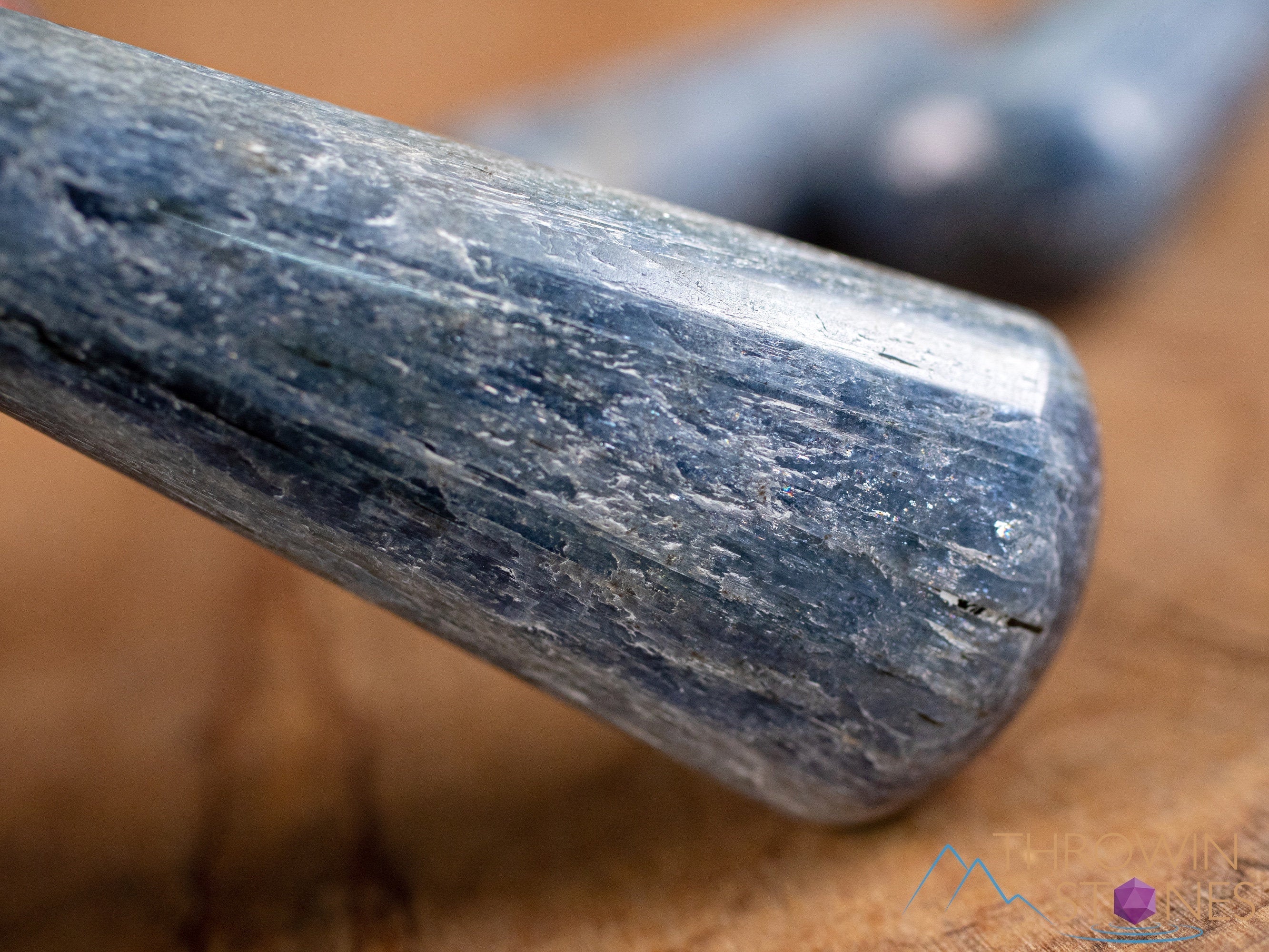 Blue Kyanite Crystal Wand for Healing & Self Care – Natural Energy Stone for Chakra Balancing, Meditation & Spiritual Growth | Perfect for Reiki, Yoga & Home Decor
