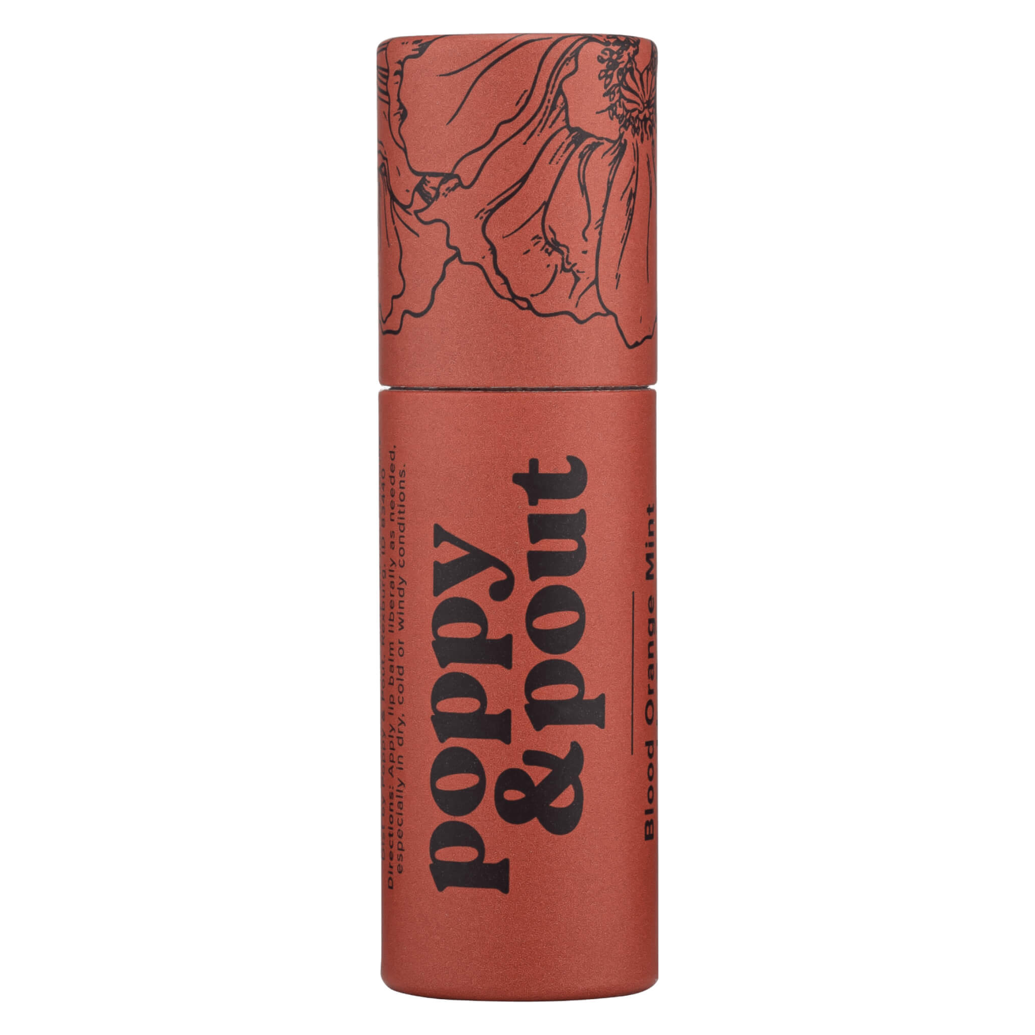 Blood Orange Mint Lip Balm - Hydrating & Moisturizing Lip Care for Dry, Chapped Lips - Perfect for Winter, Outdoor Activities & Daily Use