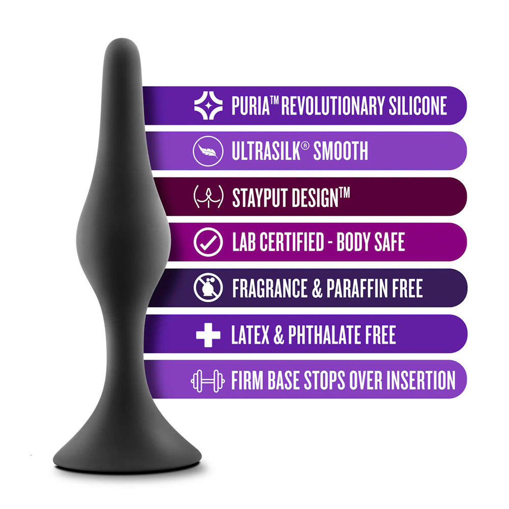 Anal Adventures Platinum Silicone Beginner's Butt Plug Training Kit - 3 Piece Set for Comfortable Anal Play, Stretching & Relaxation | Perfect for Solo Exploration & Couples Play
