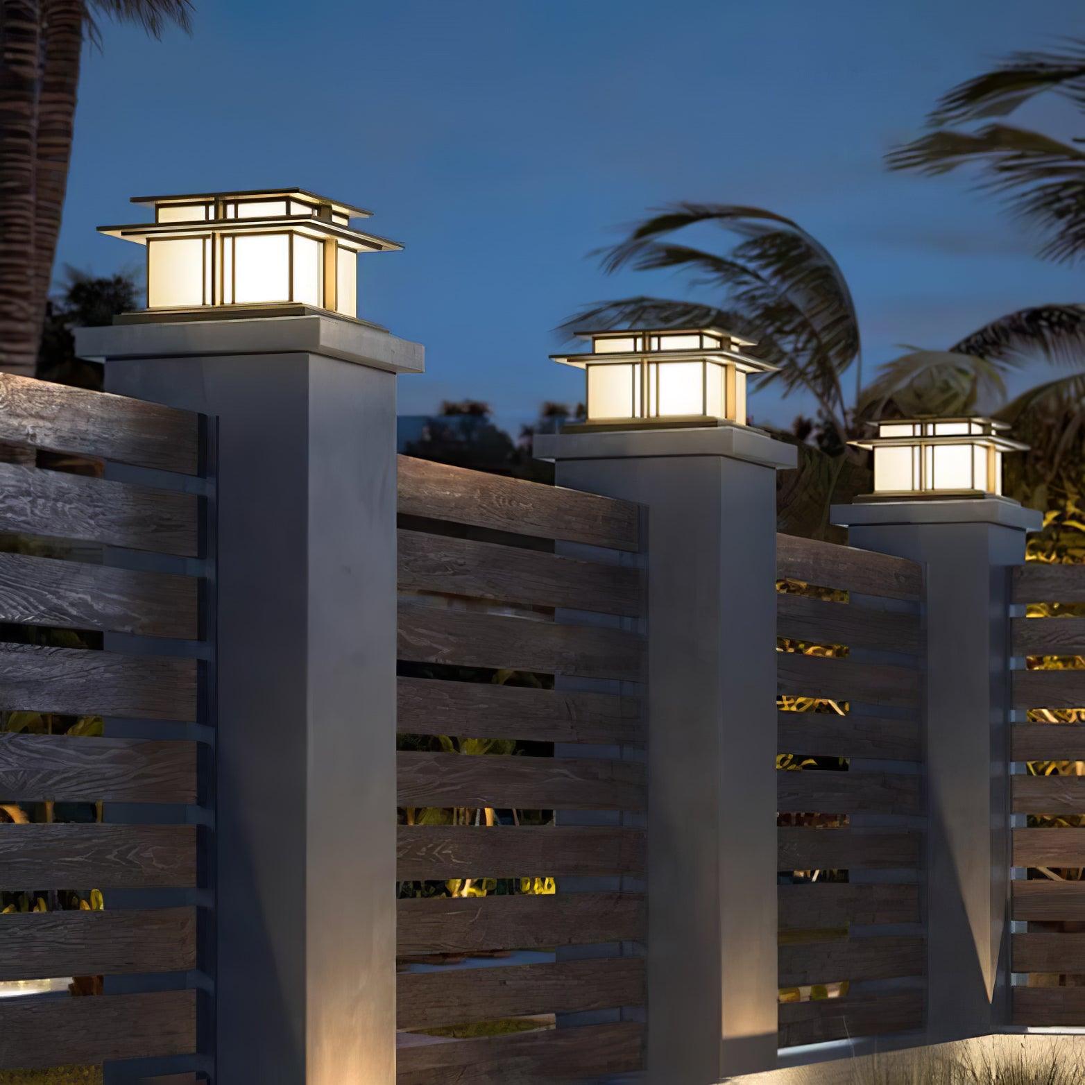 Boilyn Modern Outdoor Pillar Light - Waterproof LED Post Light for Garden, Patio, Pathway - Energy Efficient Landscape Lighting for Home Exterior & Yard Decor