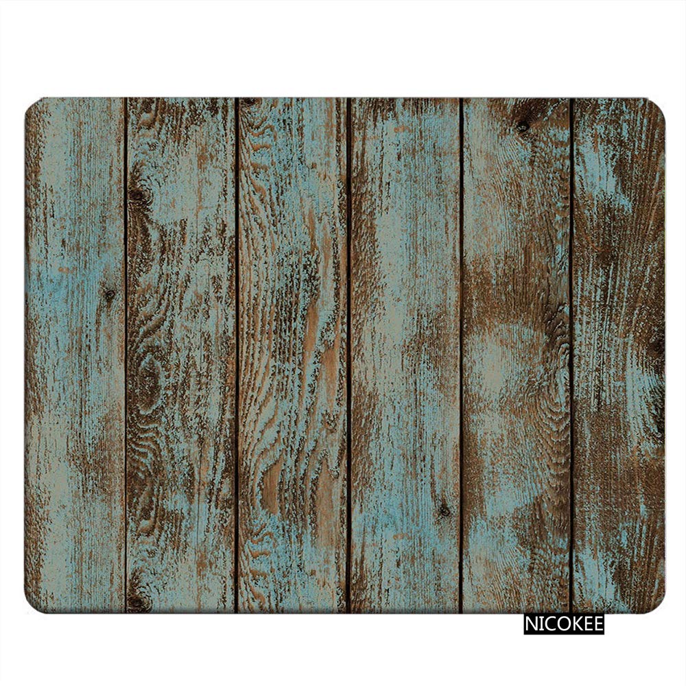 Rustic Wood Rectangle Gaming Mouse Pad - 9.5