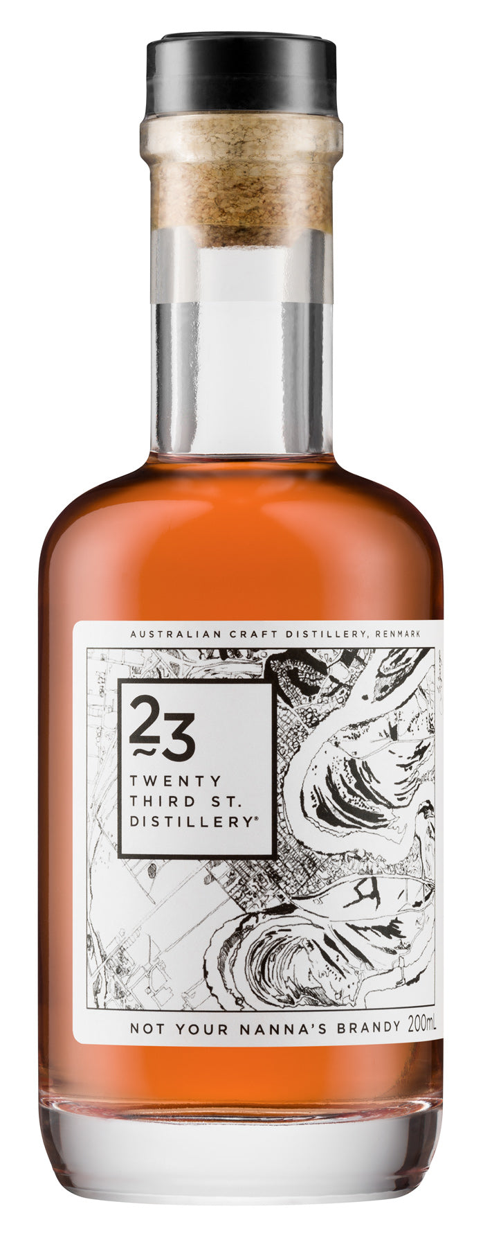 Brandy 23rd Street Not Your Nanna's 200ml - Premium Small Batch Brandy for Cocktails & Special Occasions