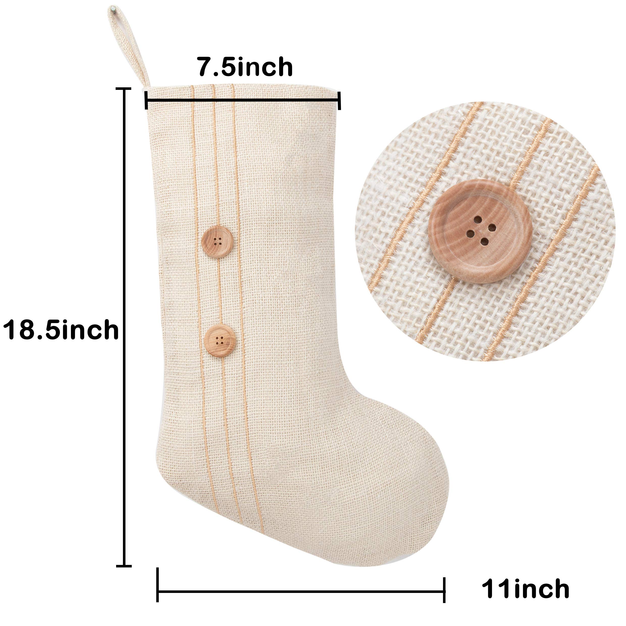 GEX 5-Pack Large Christmas Stockings - 18.5