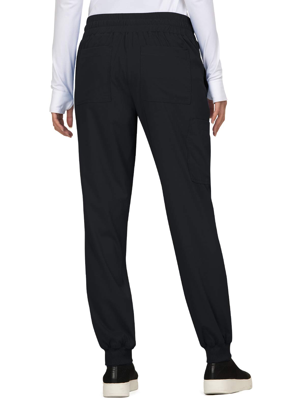KOI Basics Women's 741 Gemma Jogger Pants - High Waisted Athletic Lounge Pants for Yoga, Running & Casual Wear (Black, Medium)