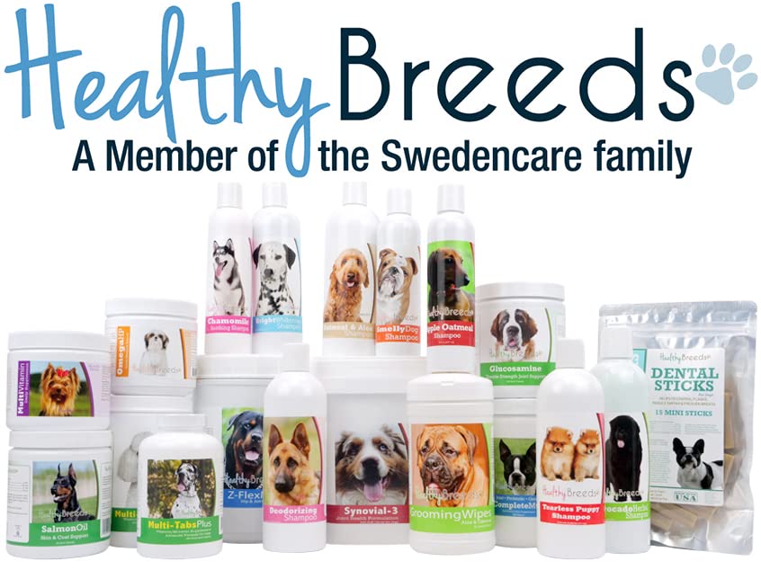 Healthy Breeds Petits Bassets Griffons Vendeen Dog Ear Cleaning Wipes - 100 Count with Aloe & Eucalyptus | Gentle Cleansing for Ear Wax, Odor & Itch Relief | Perfect for Regular Grooming & After Bath Care
