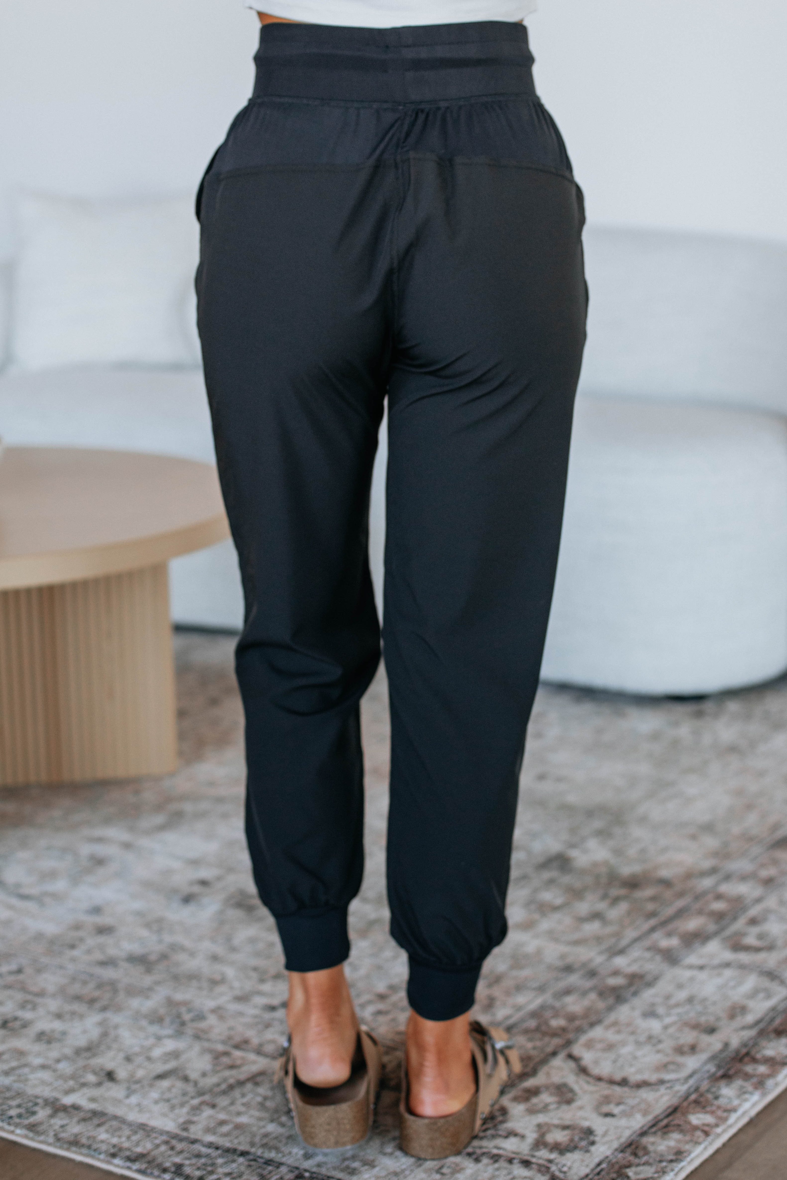 Dune Active Joggers for Men & Women - Comfortable Black Workout Pants for Running, Yoga & Lounge Wear