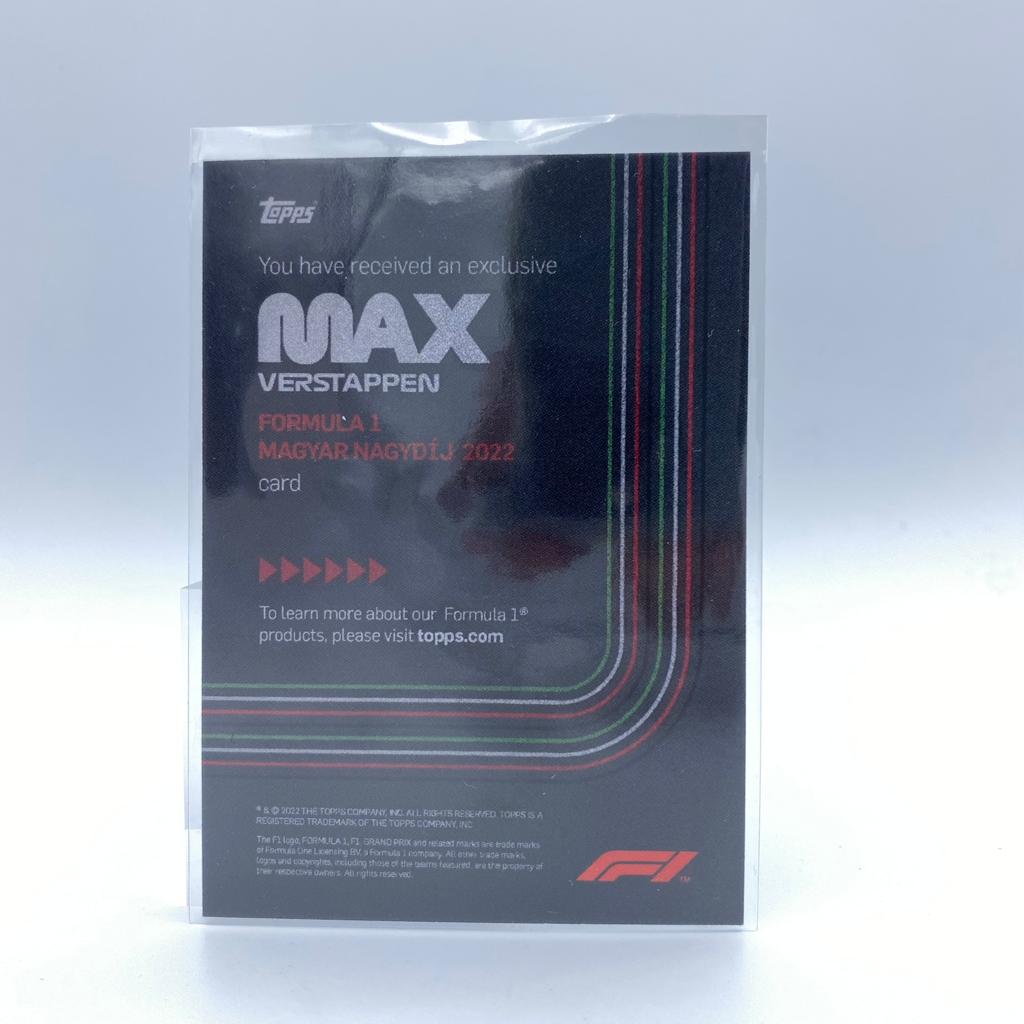Max Verstappen Red Bull 1:43 Scale Diecast Model Car - 2022 Hungarian Grand Prix Magyar Nagydij Collectible for Racing Fans & Display
