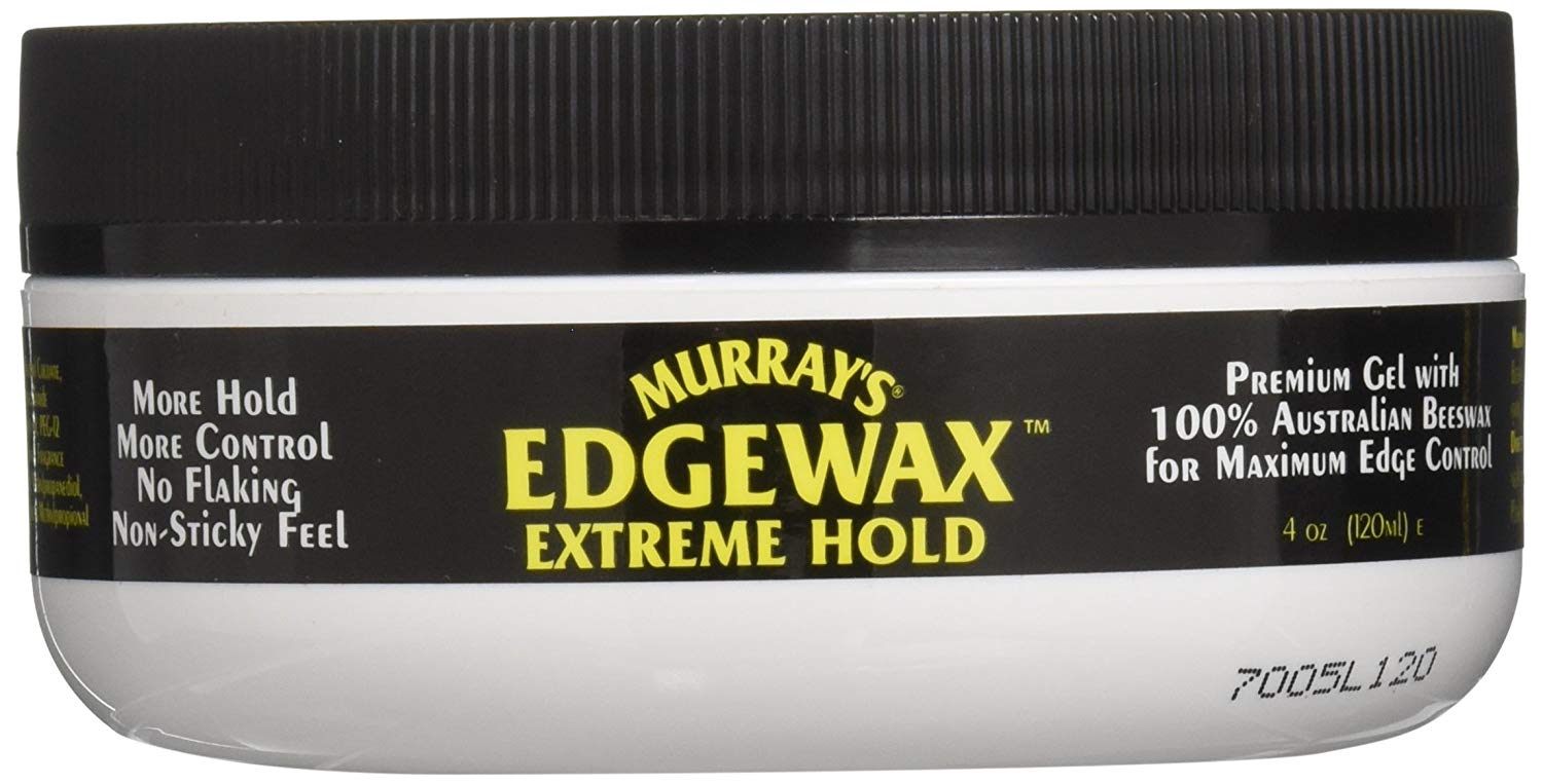 Murray's Edge Wax Extreme Hold 4 oz - Strong Hold Pomade for Men's Hair Styling - Perfect for Slick Back, Pompadour & Fade Haircuts