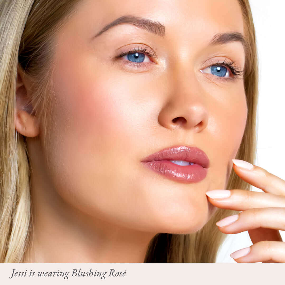 Silky Pout Creamy Lipstick - Hydrating Matte Lip Balm in Blushing Rosé for Soft, Plump Lips | Perfect for Daily Wear & Special Occasions