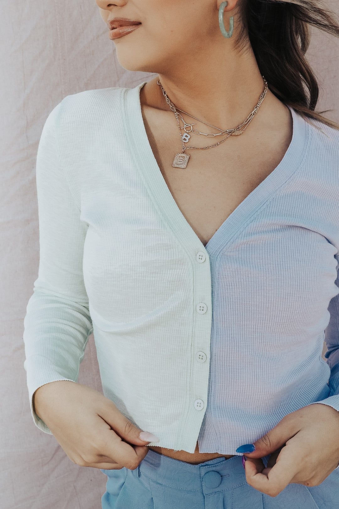 Stylish Mint Button Up Top for Women | Casual & Office Wear | Perfect for Spring & Summer Outfits