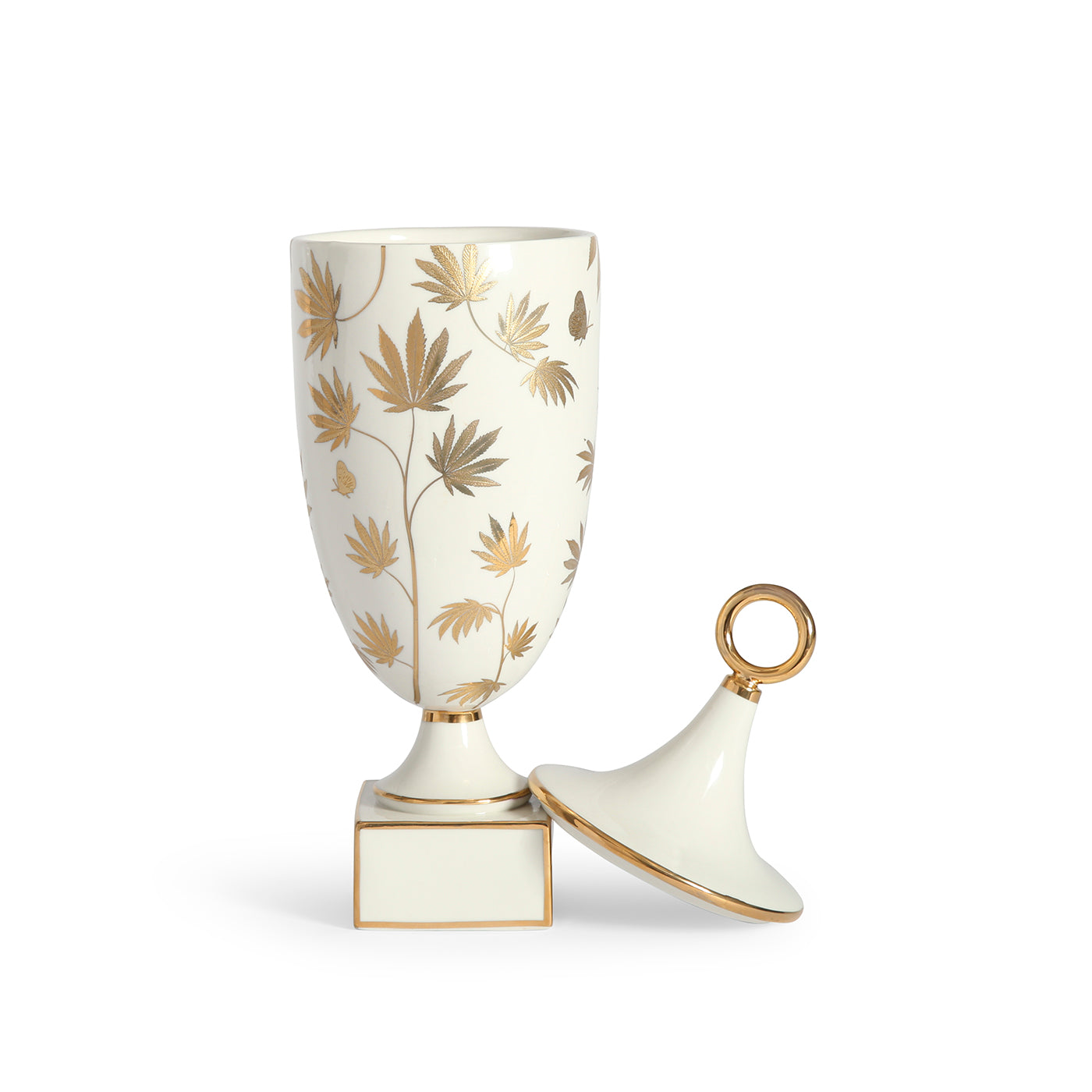 Premium Botanist Ganja Urn - Handcrafted Ceramic Storage Jar for Aromatherapy & Herbal Preservation | Perfect for Home, Spa, and Meditation Spaces