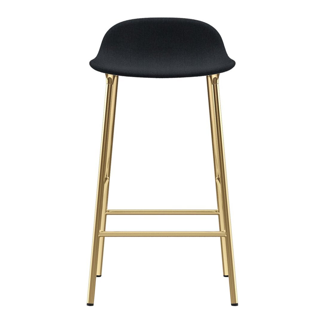 Modern Form Counter Stool with Sturdy Metal Legs & Comfortable Upholstered Seat - Perfect for Kitchen Islands, Breakfast Bars & Home Decor