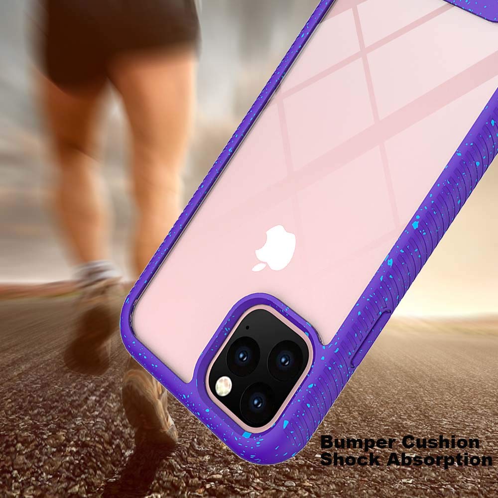 Transparent Hard PC Case for iPhone 11 Pro Max (6.5 inch) - Crystal Clear Slim Hybrid Protective Cover with Soft TPU Bumper & Hard PC Back | Shockproof Heavy Duty Design | Perfect for Everyday Use, Travel, and Work