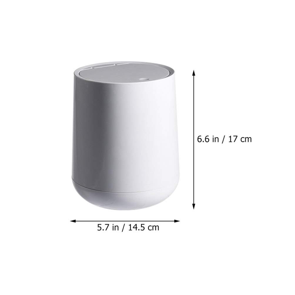 1pc Mini Trash Can - Small Waste Bin for Paper & Garbage, Lovely Desktop Trash Container for Home & Office Use - Perfect for Desks, Bathrooms, and Bedrooms