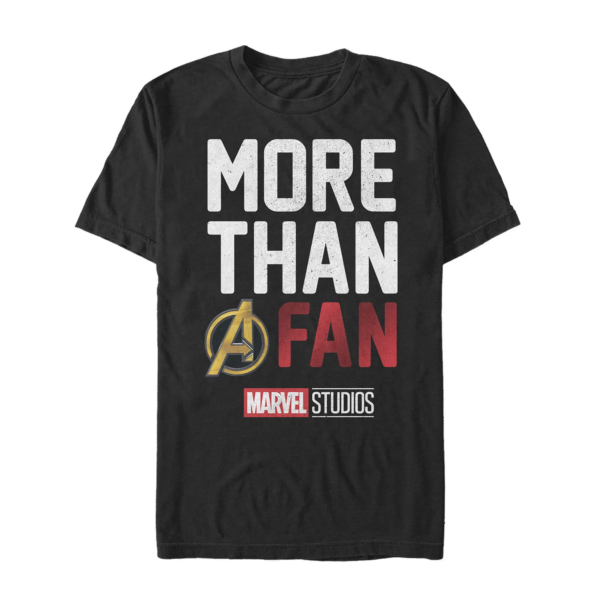 Marvel Men's More Than a Fan Graphic T-Shirt | Superhero Cotton Tee for Casual Wear & Comic Con Events