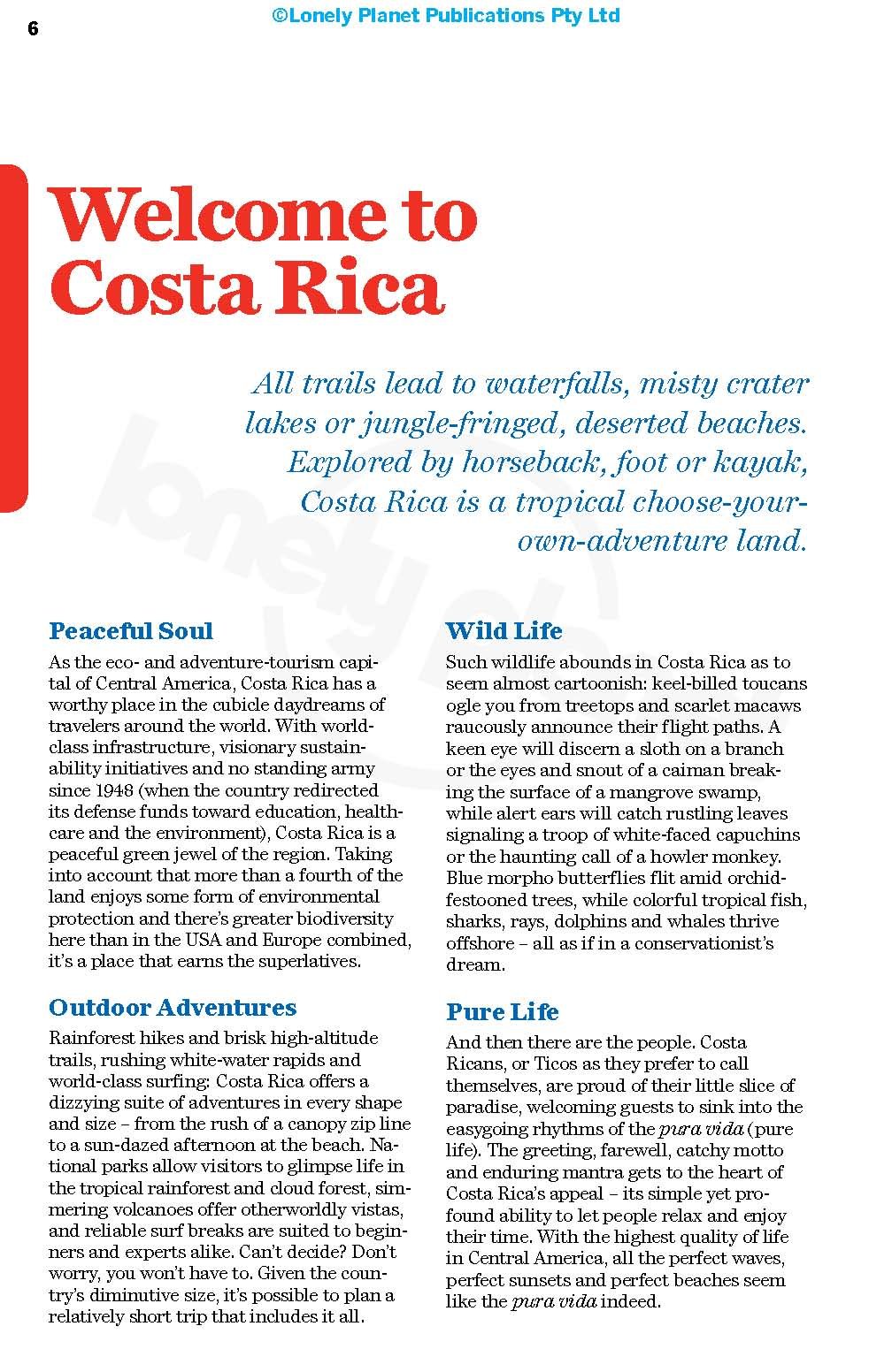 Lonely Planet Costa Rica Travel Guide 2023 - Best Costa Rica Guidebook for Adventure, Beaches & Wildlife | Perfect for Backpacking, Family Vacations & Eco-Tourism
