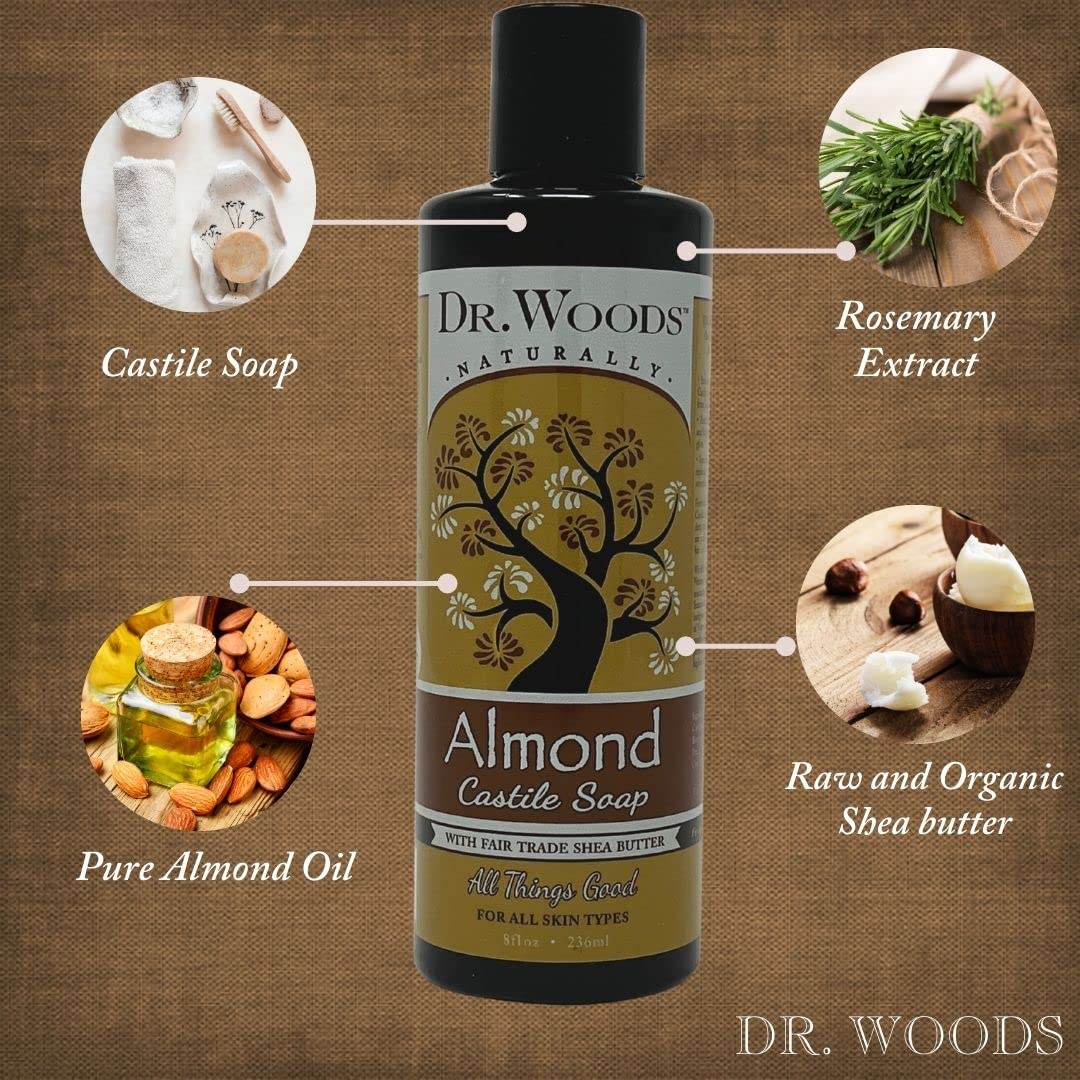Pure Almond Soap - 100% Natural Handmade Soap for Dry & Sensitive Skin | Moisturizing & Nourishing Body Wash | Perfect for Daily Use, Gifts & Spa Days