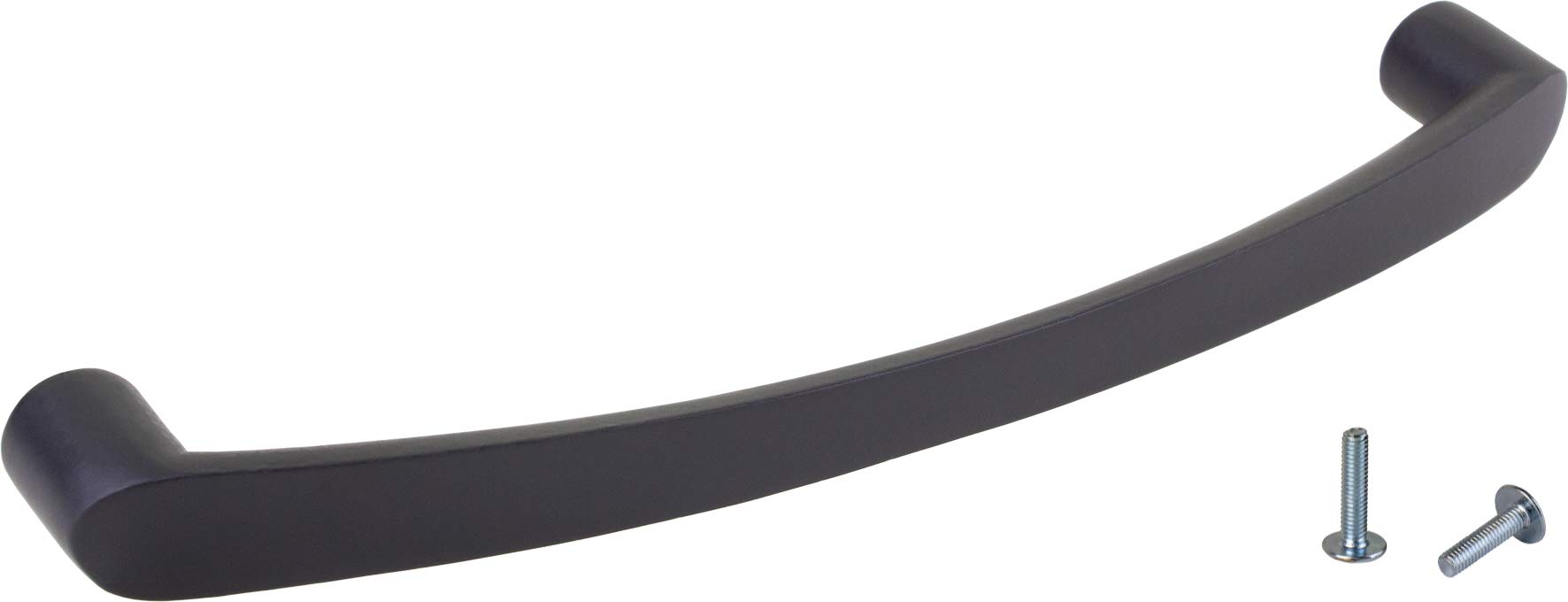 Black Metal Cabinet & Furniture Handle - 128mm Borehole Distance - Perfect for Kitchen Cabinets, Dressers & Drawers