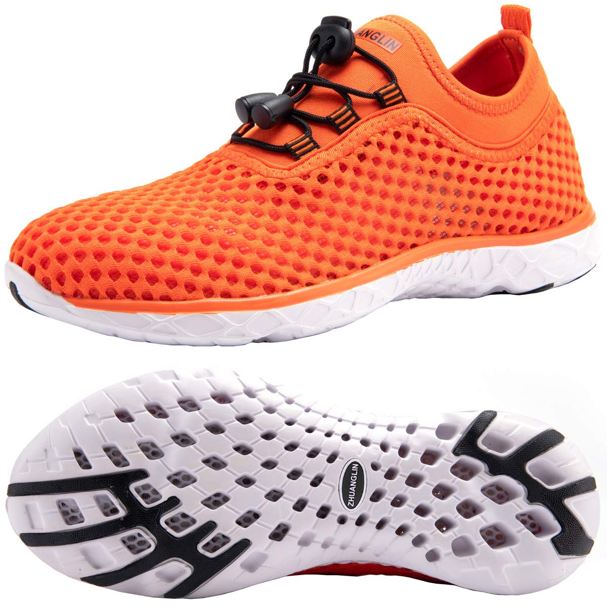 Men's Quick Drying Aqua Water Shoes - Lightweight Swim Shoes for Beach, Pool & Water Sports | Non-Slip Barefoot Water Shoes for Men
