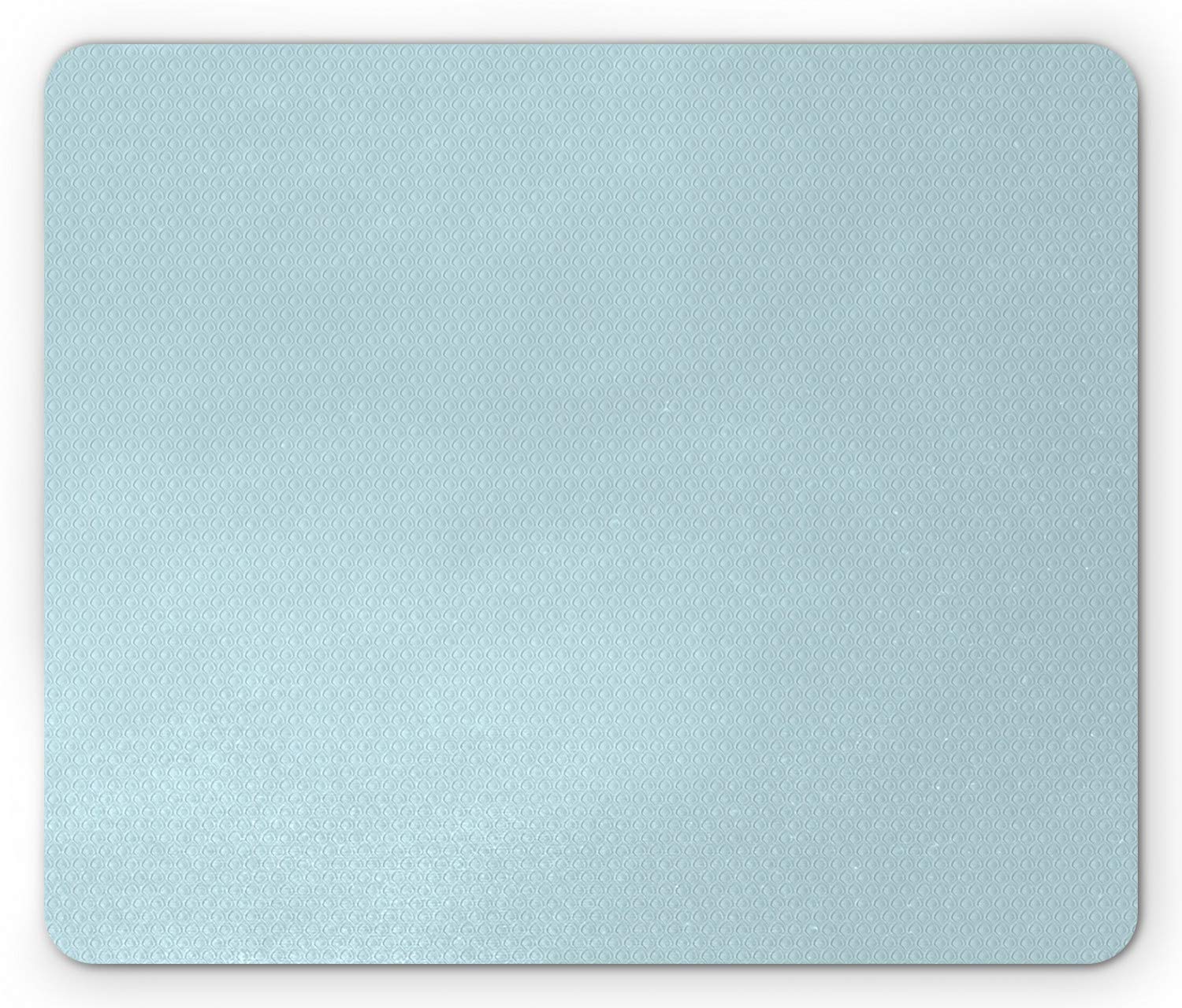 Ambesonne Vintage Monochrome Mouse Pad - Soft Non-Slip Rubber Base with Retro Motif Design, Standard Size Pale Blue Office Desk Accessory | Perfect for Home Office, Gaming & Computer Workstations