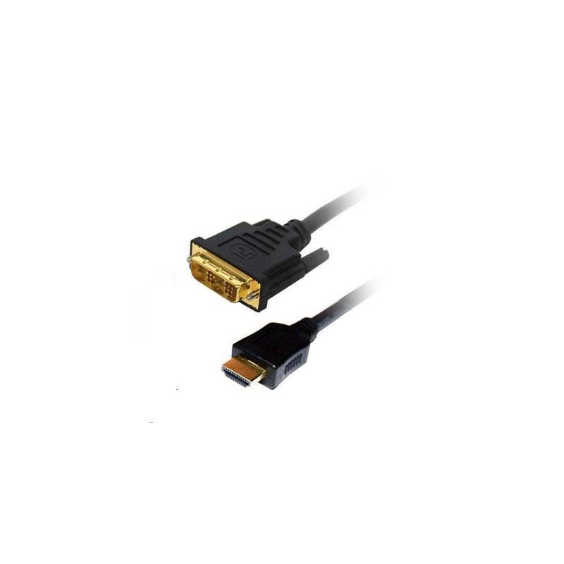 Dynamix HDMI to DVI-D Male (18+1) Cable - 6.6ft Single Link High-Speed Video Cable for PC, Monitor, Projector & Home Theater Setup