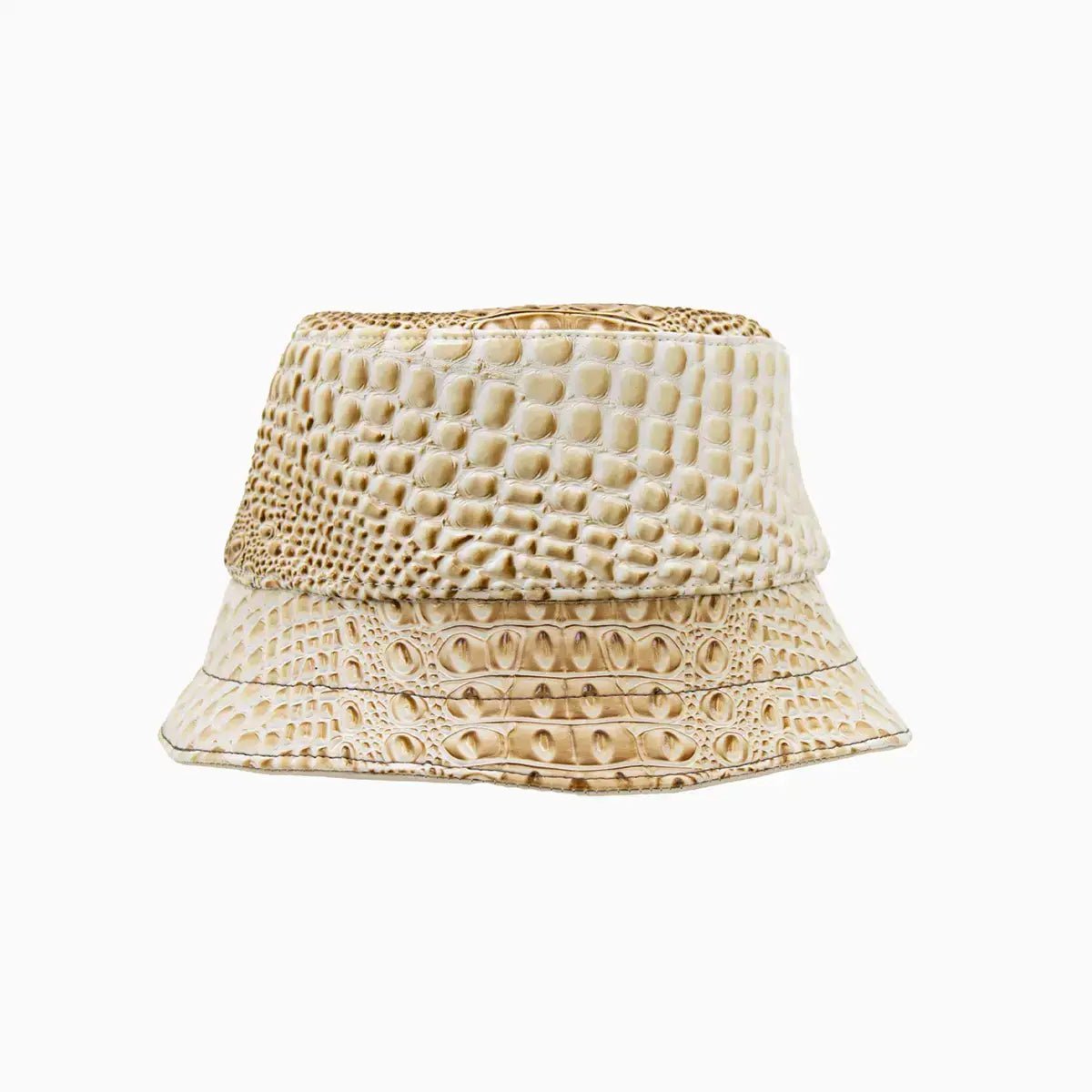 Breyer's Genuine Leather Bucket Hat with Adjustable Strap - Stylish & Durable Unisex Sun Hat for Outdoor Activities, Beach, Hiking, and Casual Wear