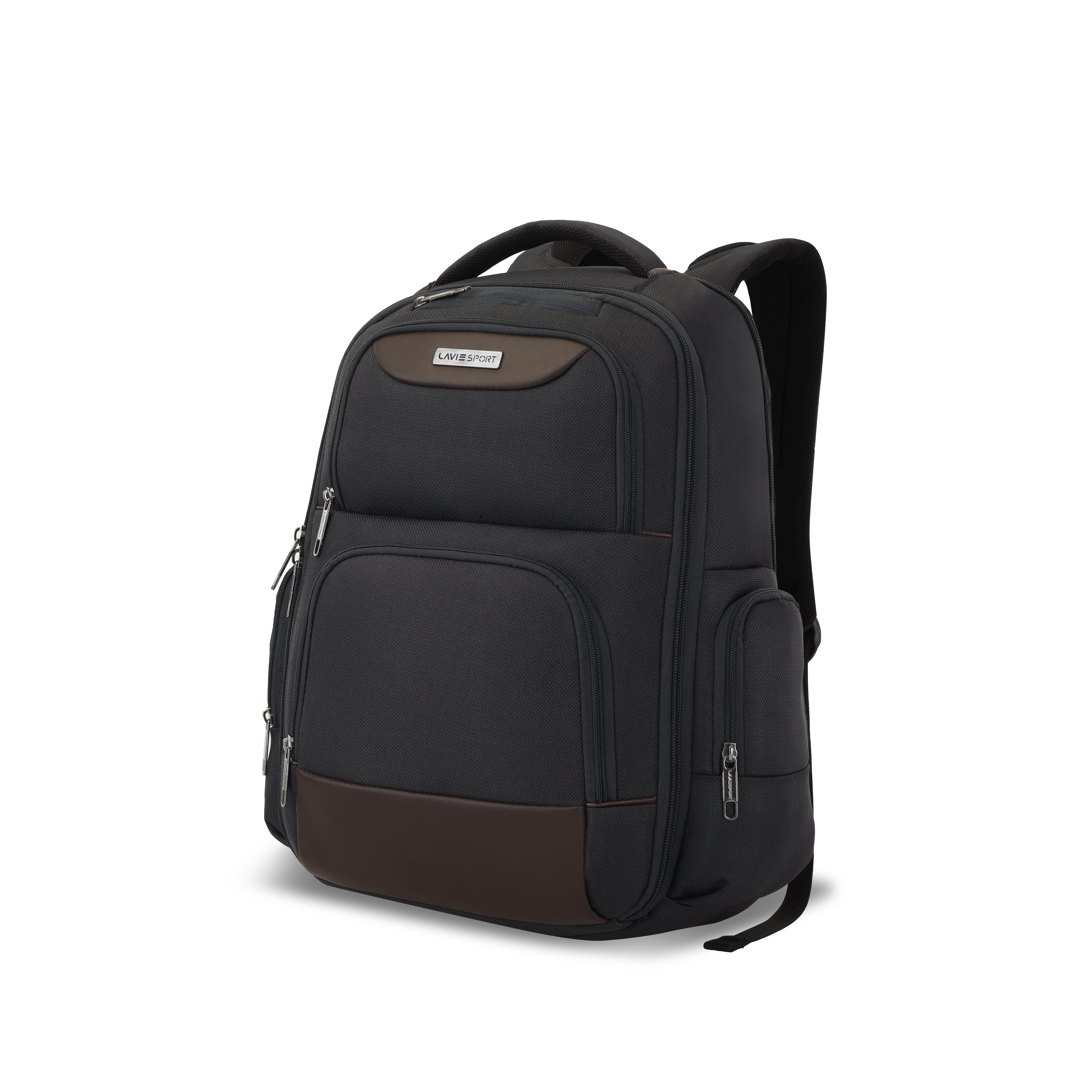 Lavie Sport Business Elite 22L Multifunctional Laptop Backpack with Trolley Sleeve for Men & Women - Perfect for Travel, Work & Commuting