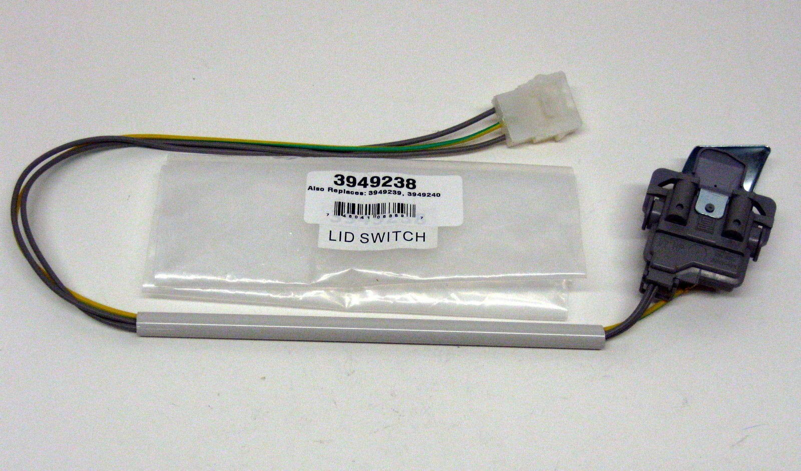 Whirlpool Kenmore 3949238 Washer Lid Switch Replacement Part (10-Pack) - Compatible with Top Load Washing Machines - Perfect for DIY Repairs & Home Appliance Maintenance