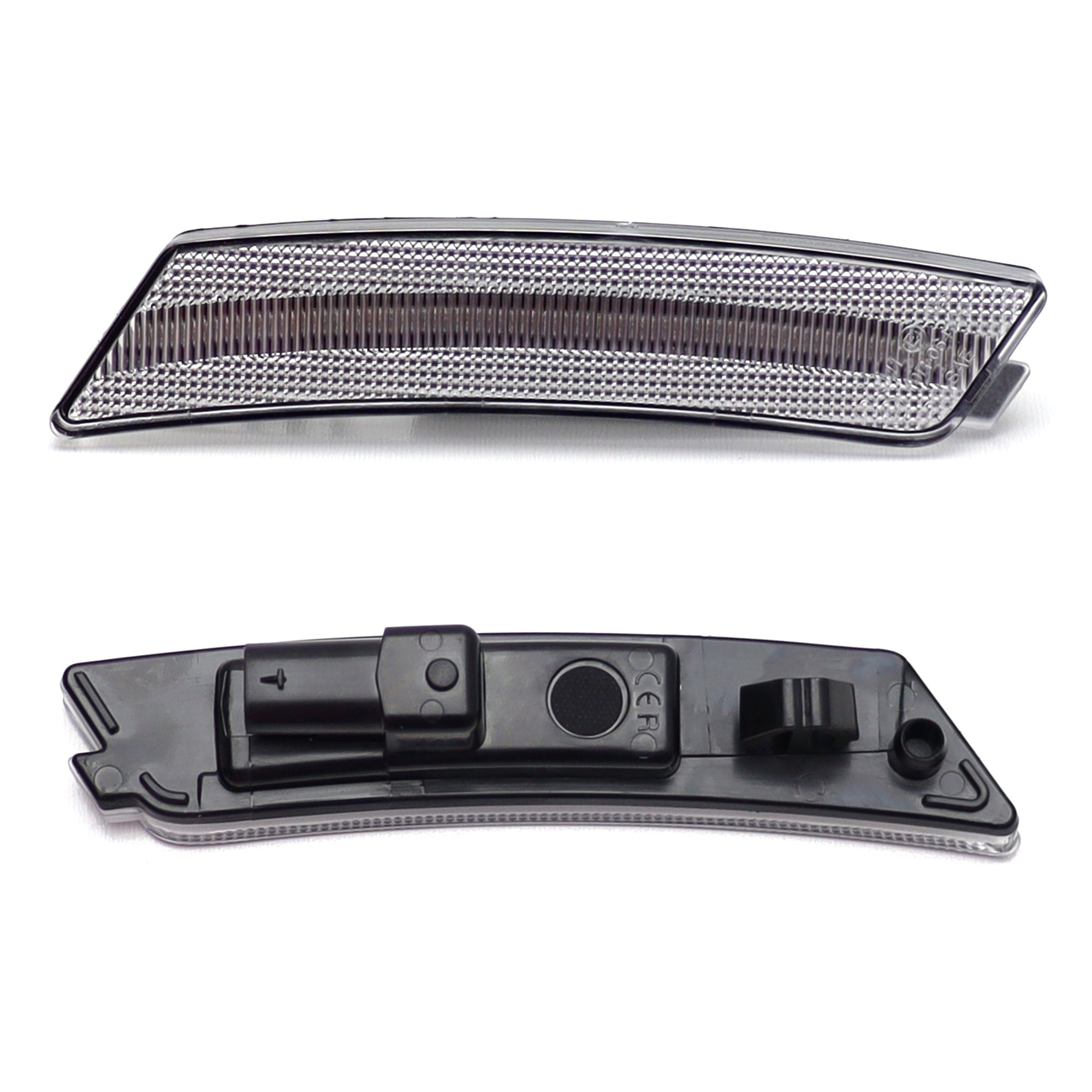 2020+ Cadillac CT5 Clear Lens White Full LED Strip Front Bumper Side Marker Lights - DRL Daytime Running Lights for Enhanced Visibility & Style (Perfect for Night Driving & Custom Car Mods)