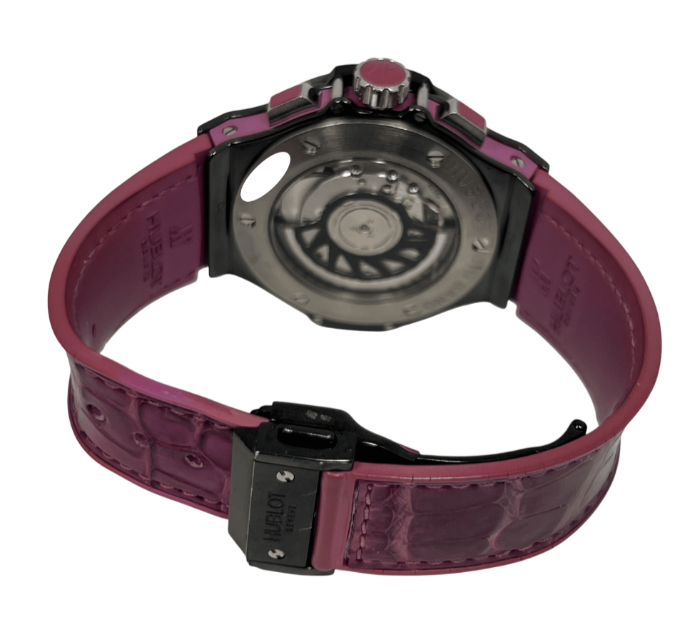 Hublot Big Bang Black Tutti Frutti Purple Ceramic & Sapphire Ladies Watch - Luxury Swiss Timepiece for Women, Perfect for Gifts, Special Occasions & Fashion Statements