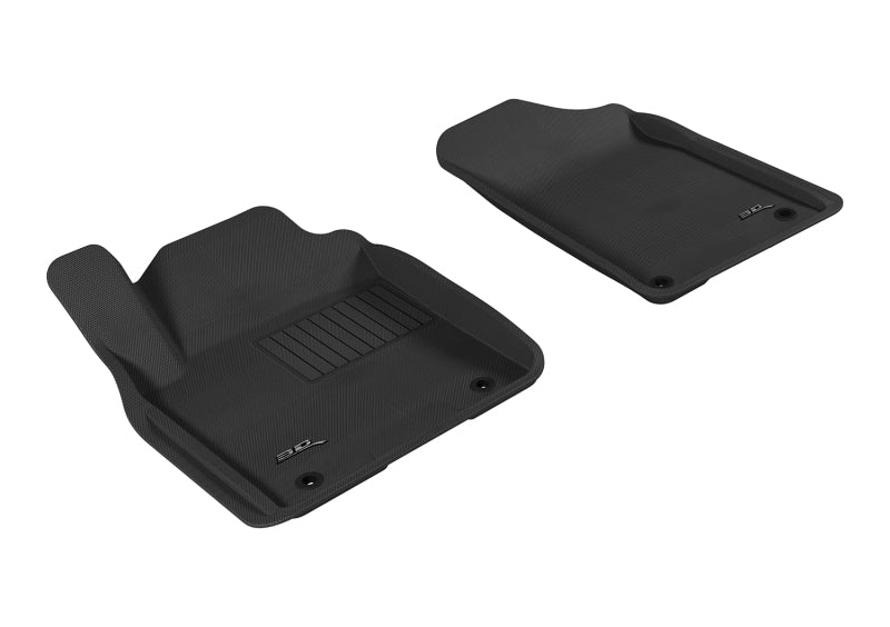 3D MAXpider Custom Fit Floor Mats for 2011-2020 Infiniti QX80/QX56 - Kagu 1st Row All-Weather Car Mats (Gray) | Premium Protection for SUV Interior | Perfect for Daily Commute & Family Road Trips