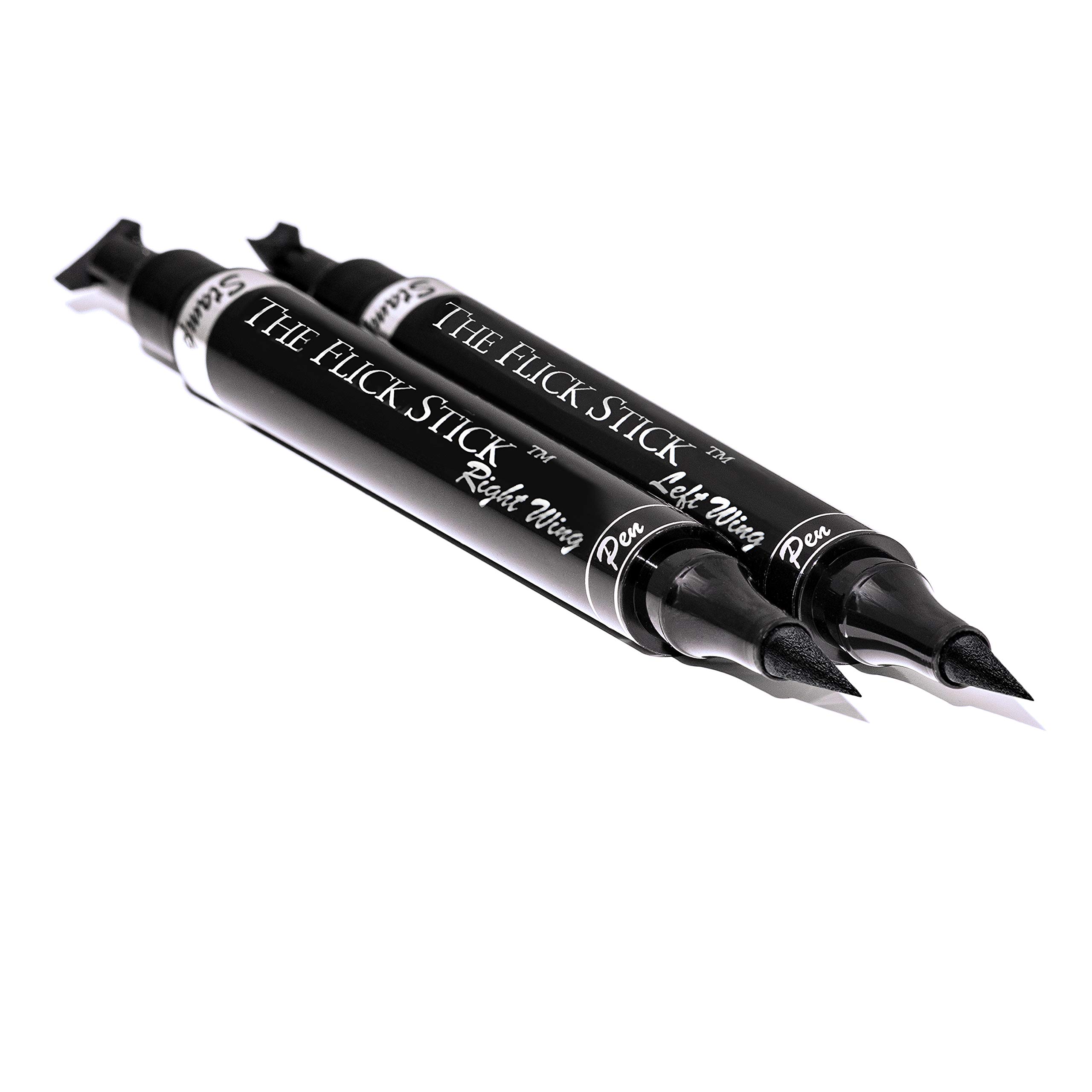 Lovoir Eyeliner Stamp Wingliner - Waterproof, Smudgeproof Liquid Eyeliner Pen for Long-Lasting Vamp Wing Look (Black & Cocao Brown, 6 Pens in Triple Pack) | Perfect for Party, Date Night & Dramatic Eye Makeup