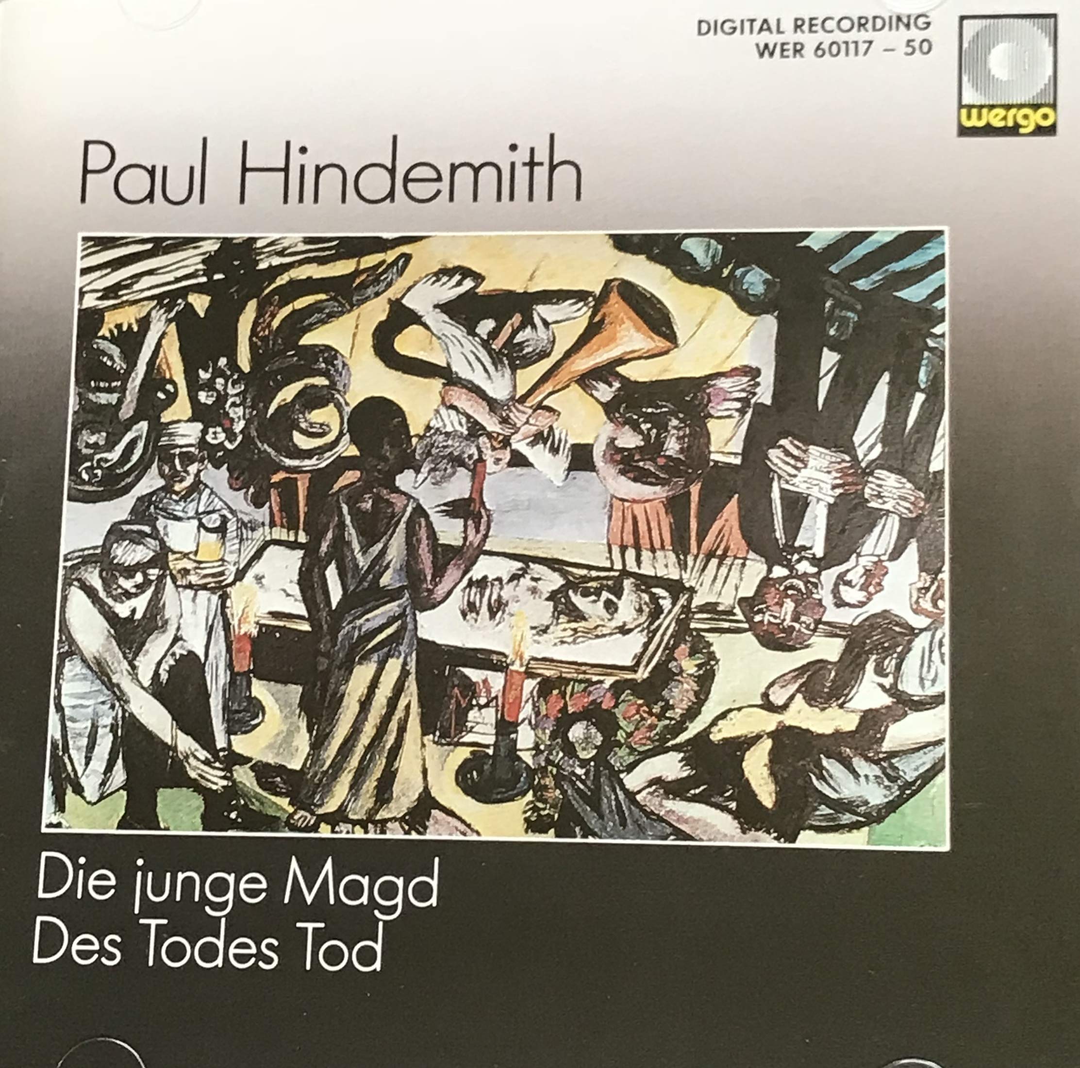 Paul Hindemith: Die Junge Magd / Des Todes Tod - Gabriele Schnaut & Gabriele Schreckenbach with Berlin Radio Symphony Orchestra, Conducted by Gerd Albrecht | Classical Music CD for Opera Lovers & Music Collectors | Perfect for Home Listening & Gift Giving