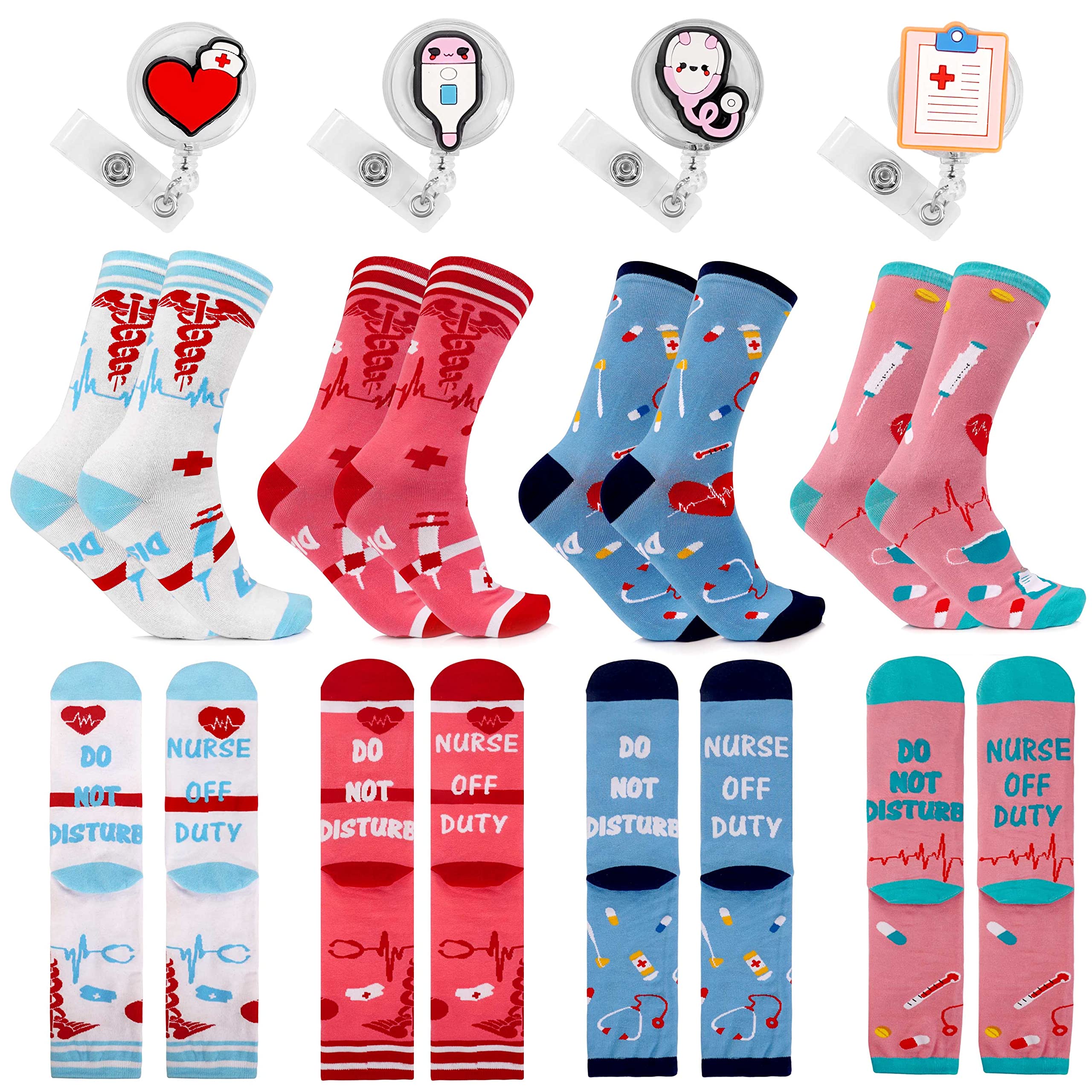Funny Nurse Socks - Best Nurse Off Duty Socks for Women | Nurse Appreciation Gift for Nurses Week, Graduation & Medical Professionals | Comfortable & Cute Work Socks for Healthcare Workers