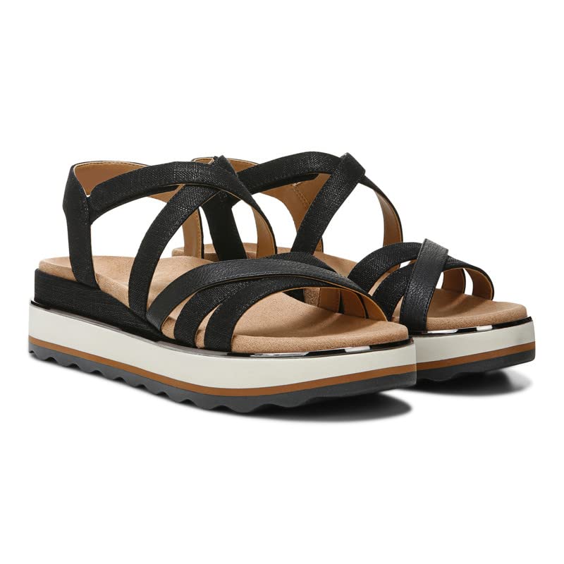 Vionic Women's Kellyn Textile Sandals - Comfortable Orthopedic Arch Support Flip Flops for Plantar Fasciitis Relief | Perfect for Beach, Pool & Summer Walking