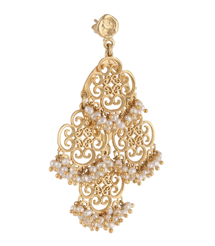 Cascading Spell Earrings - Elegant Dangle Earrings for Women | Perfect for Parties, Weddings & Everyday Wear