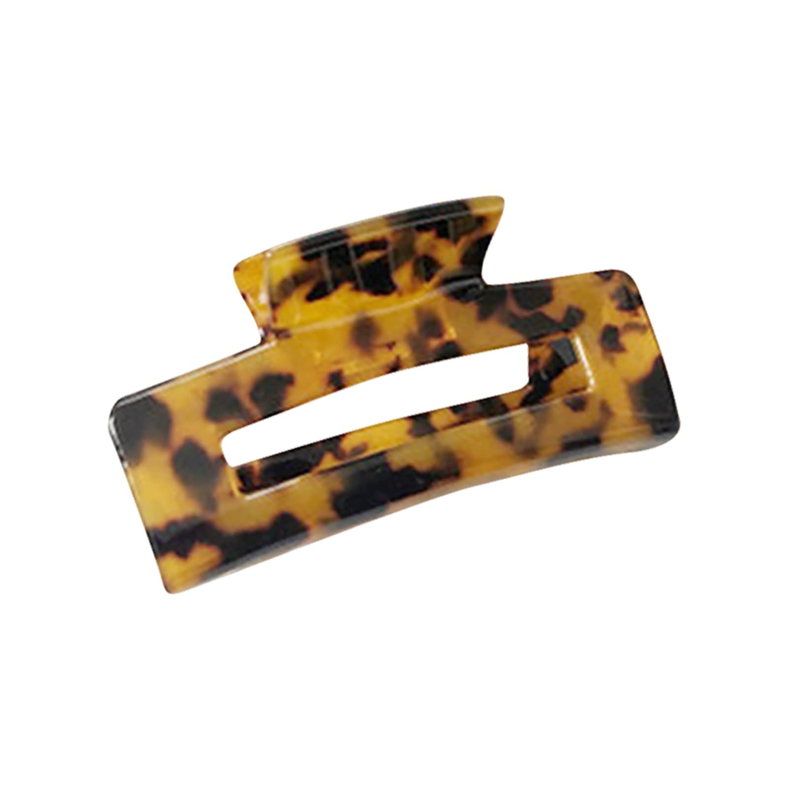 Large French Leopard Print Hair Clip - Big Hair Clips for Thick Hair | Perfect for Updos, Ponytails & Styling