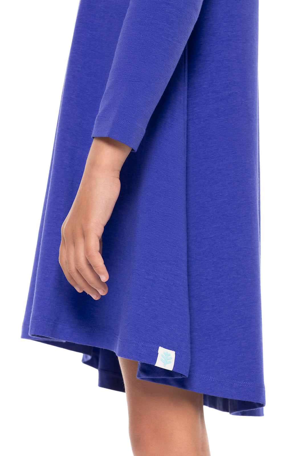 Baja Blue Kid's Lincoln Road High Low Dress - Trendy & Comfortable Girls' Party Dress for Special Occasions & Photos